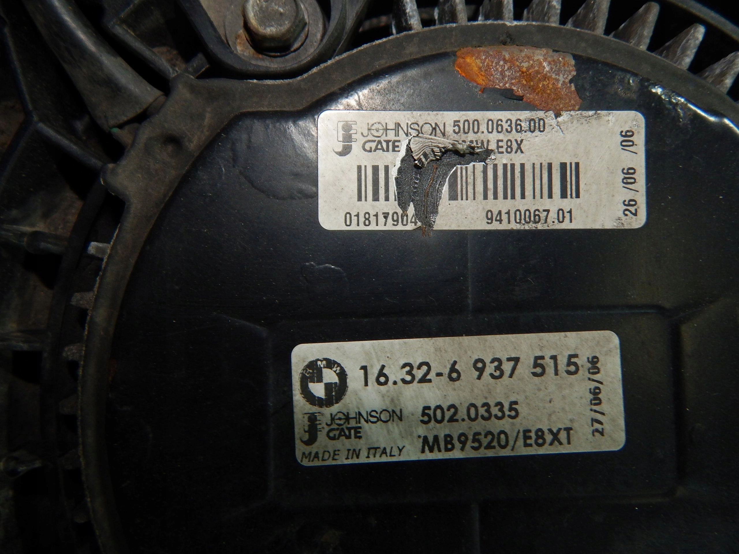 BMW E90 CHLADICE VENTILATOR 2.0d AUTOMAT