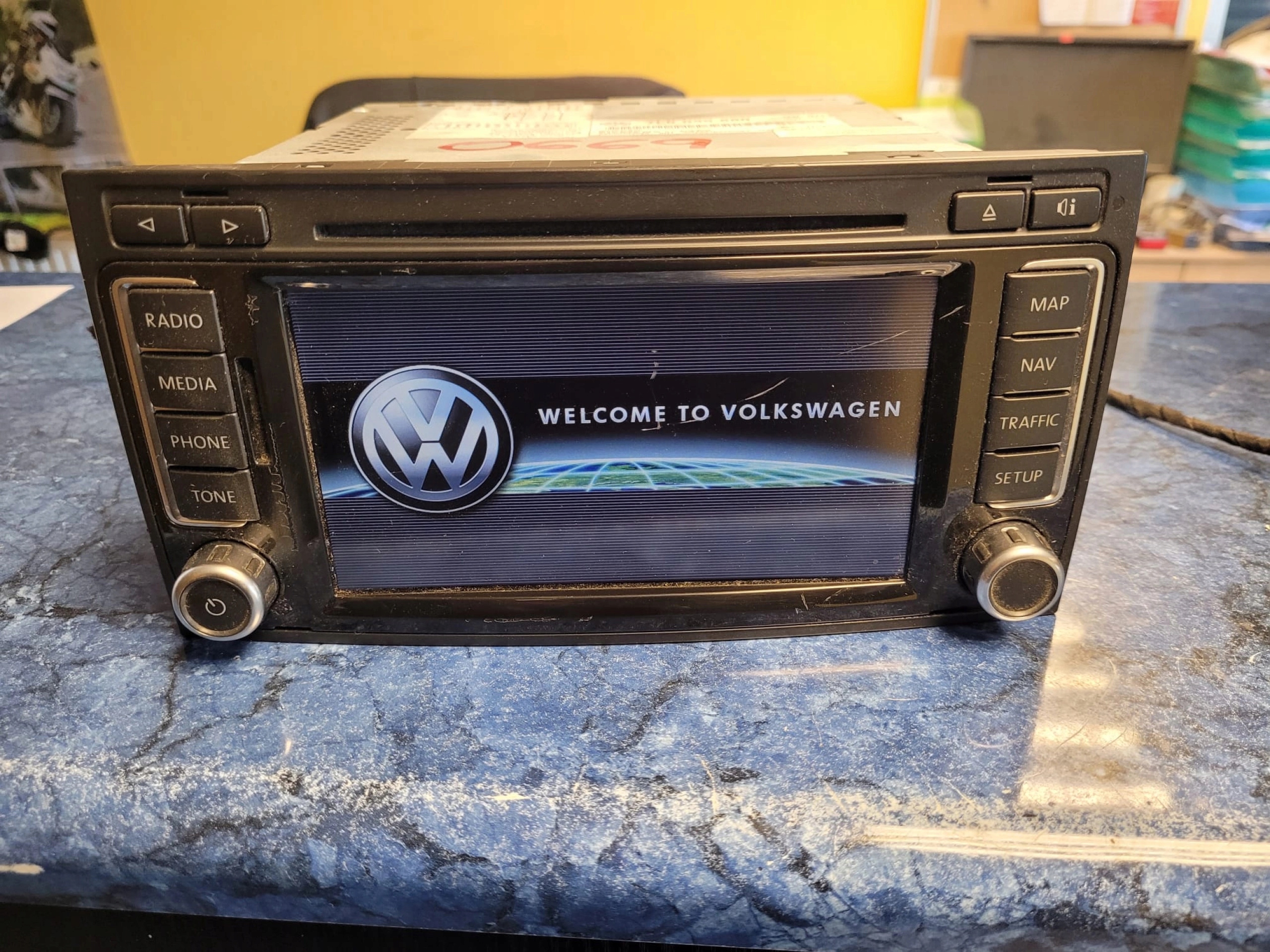 VW TOUAREG I T5 RADIO NAVIGACIA 7L6035680