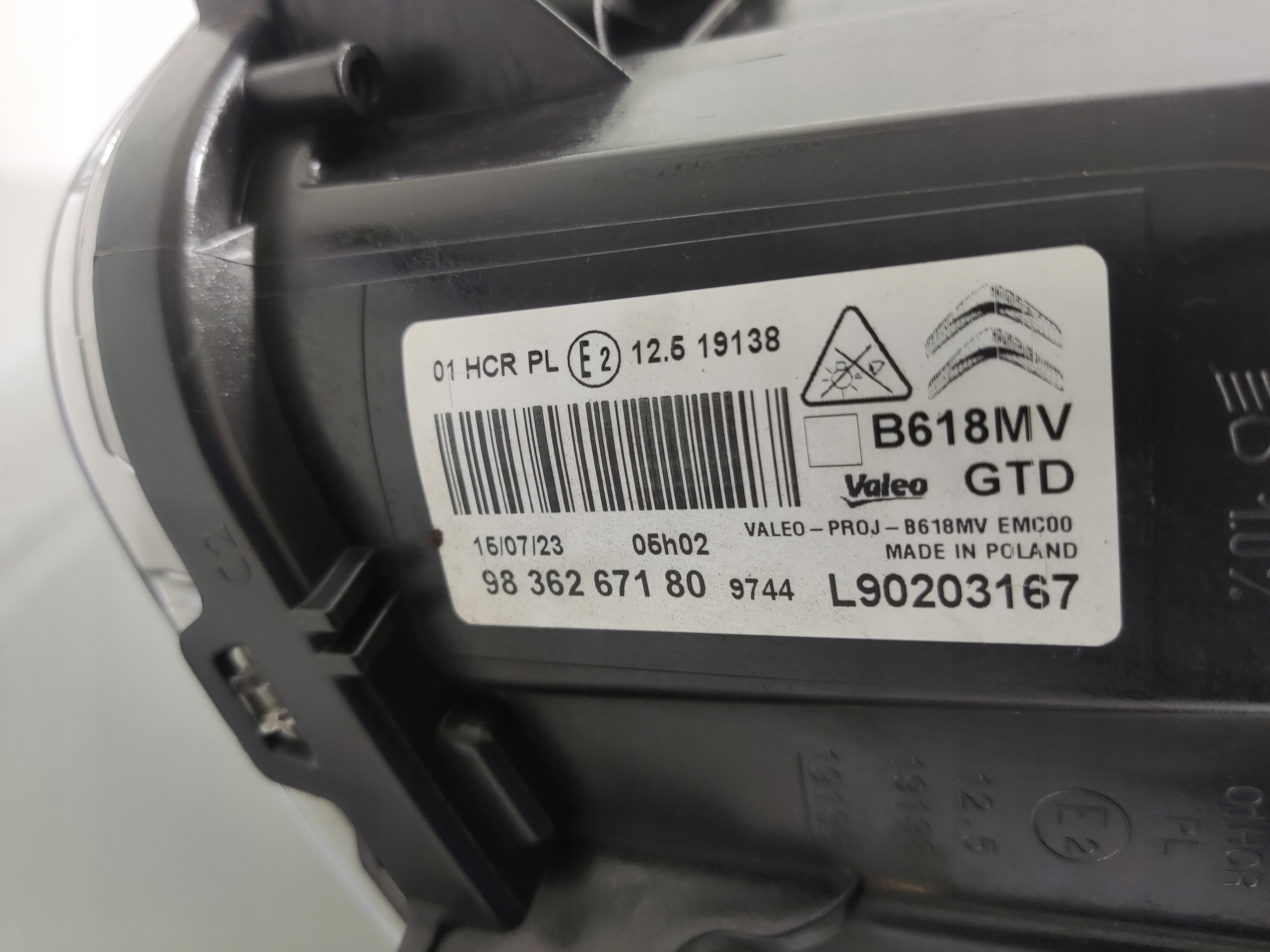 ĽAVÉ PREDNÉ SVETLO FULL LED CITROEN C3 III 2020-2024 LIFT 9836267180