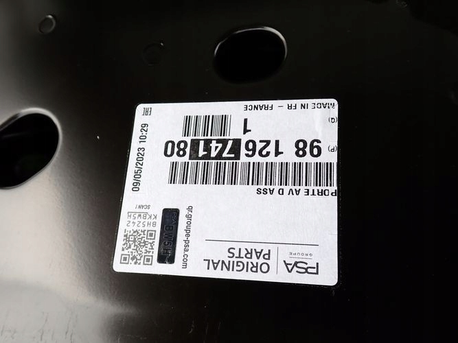 CITROEN C3 III 16- PRAVE PREDNE DVERE