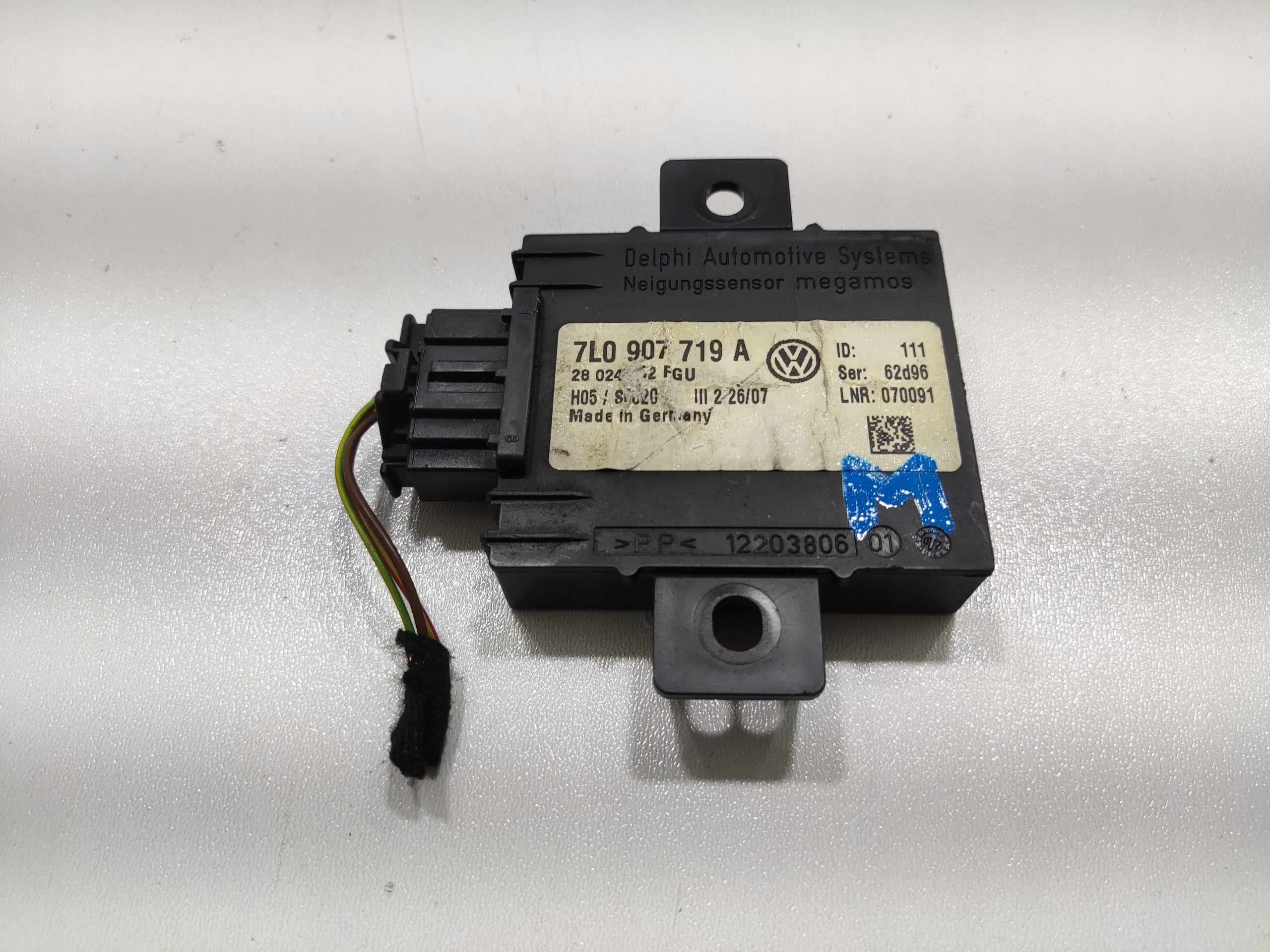 MODUL RIADIACA JEDNOTKA ALARMU PORSCHE CAYENNE I 2007-2009 LIFT 7L0907719A
