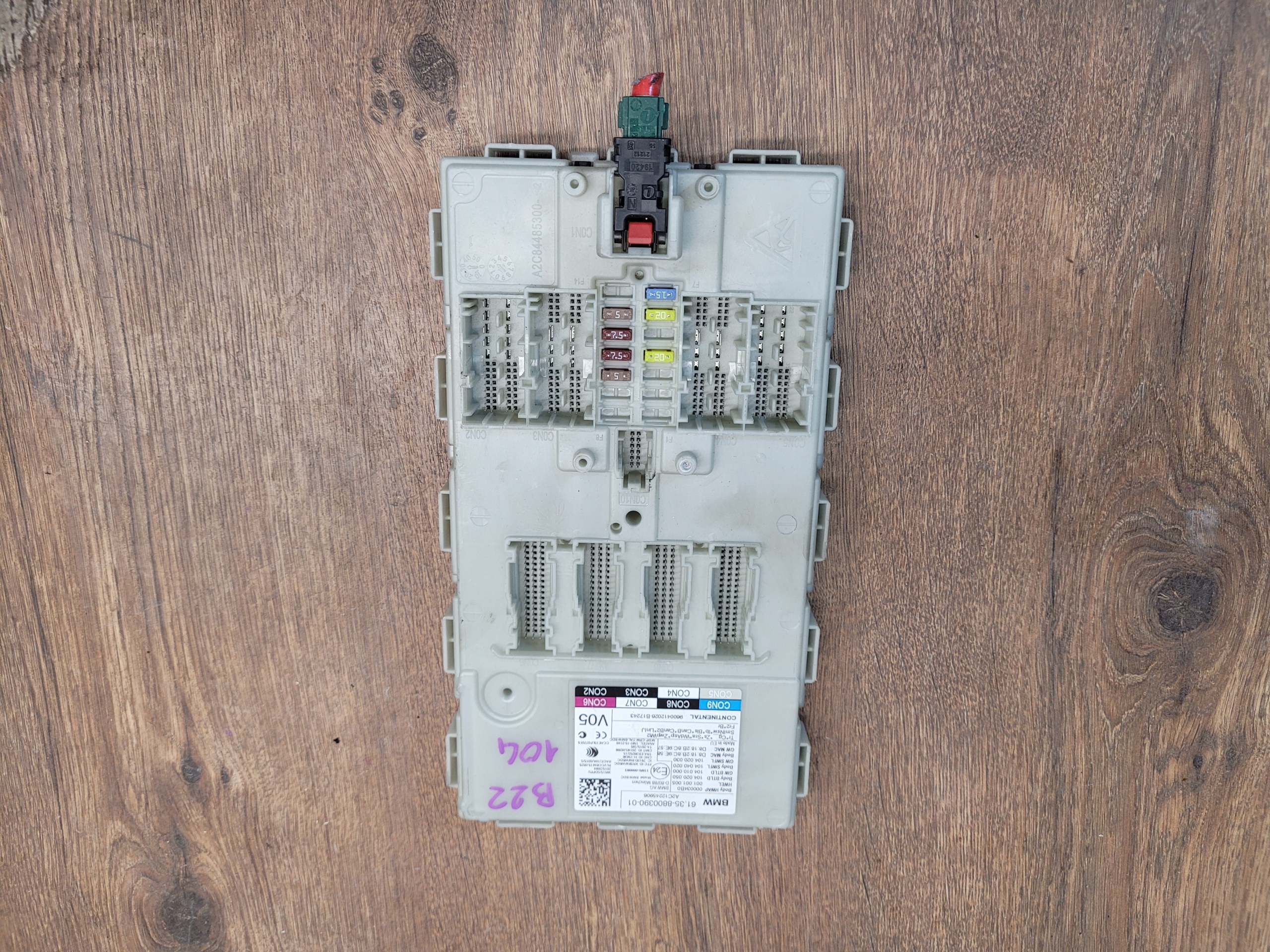 BMW 5 G30 8800390 MODUL FEM