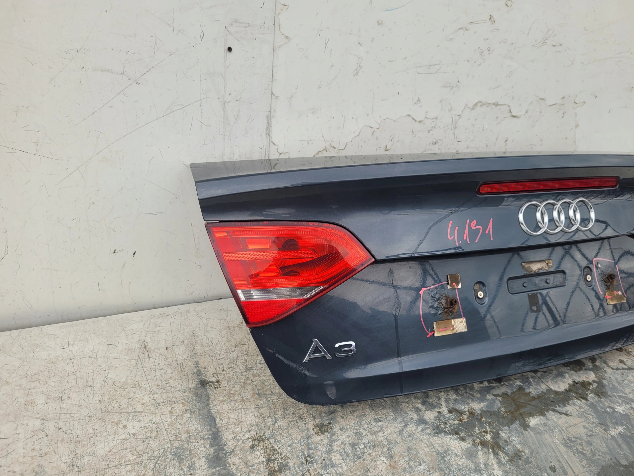 AUDI A3 8P CABRIO ZADNÁ KAPOTA