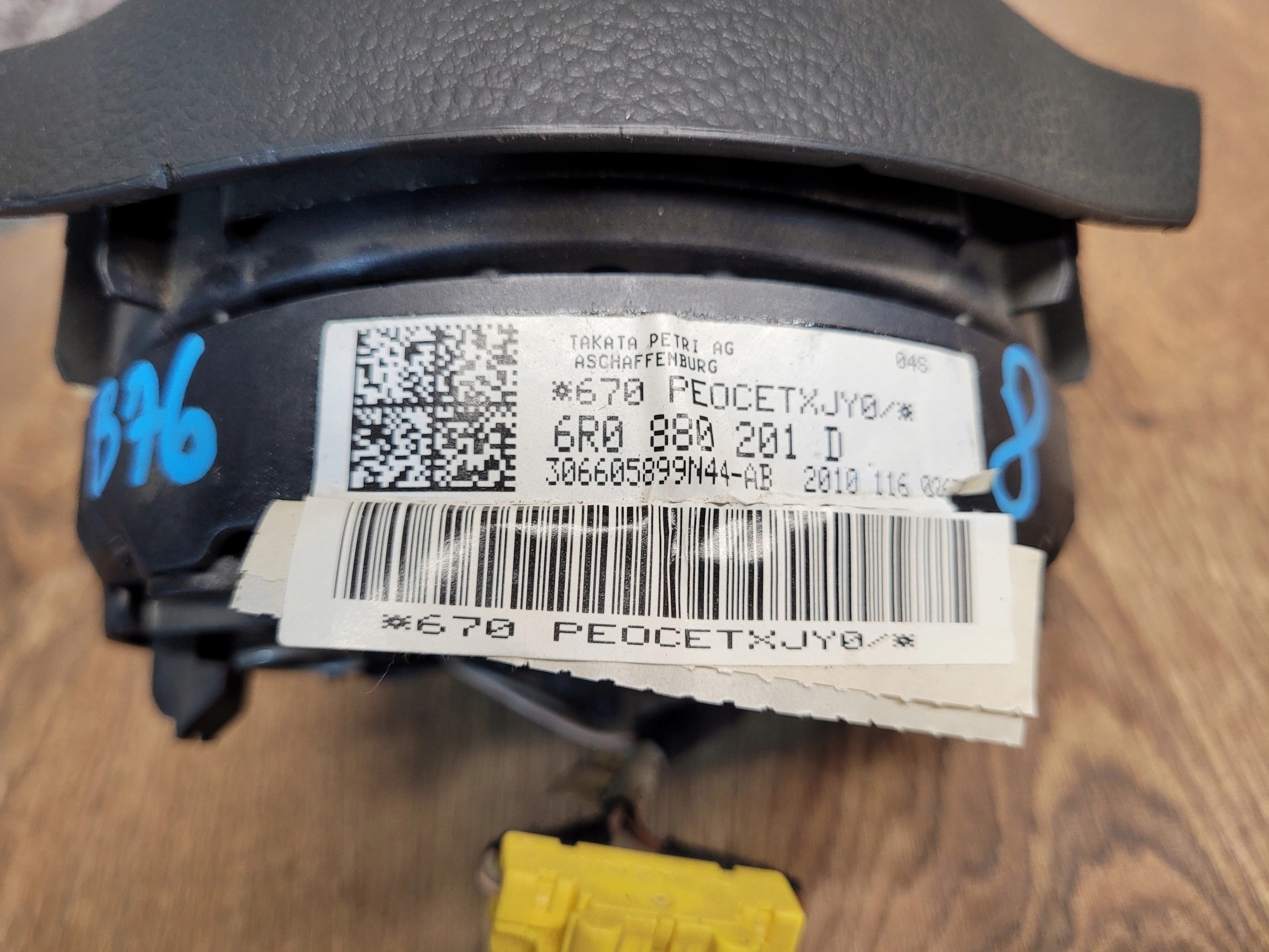 VW POLO 6R 08- VOLANTOVY AIRBAG 6R0880201D