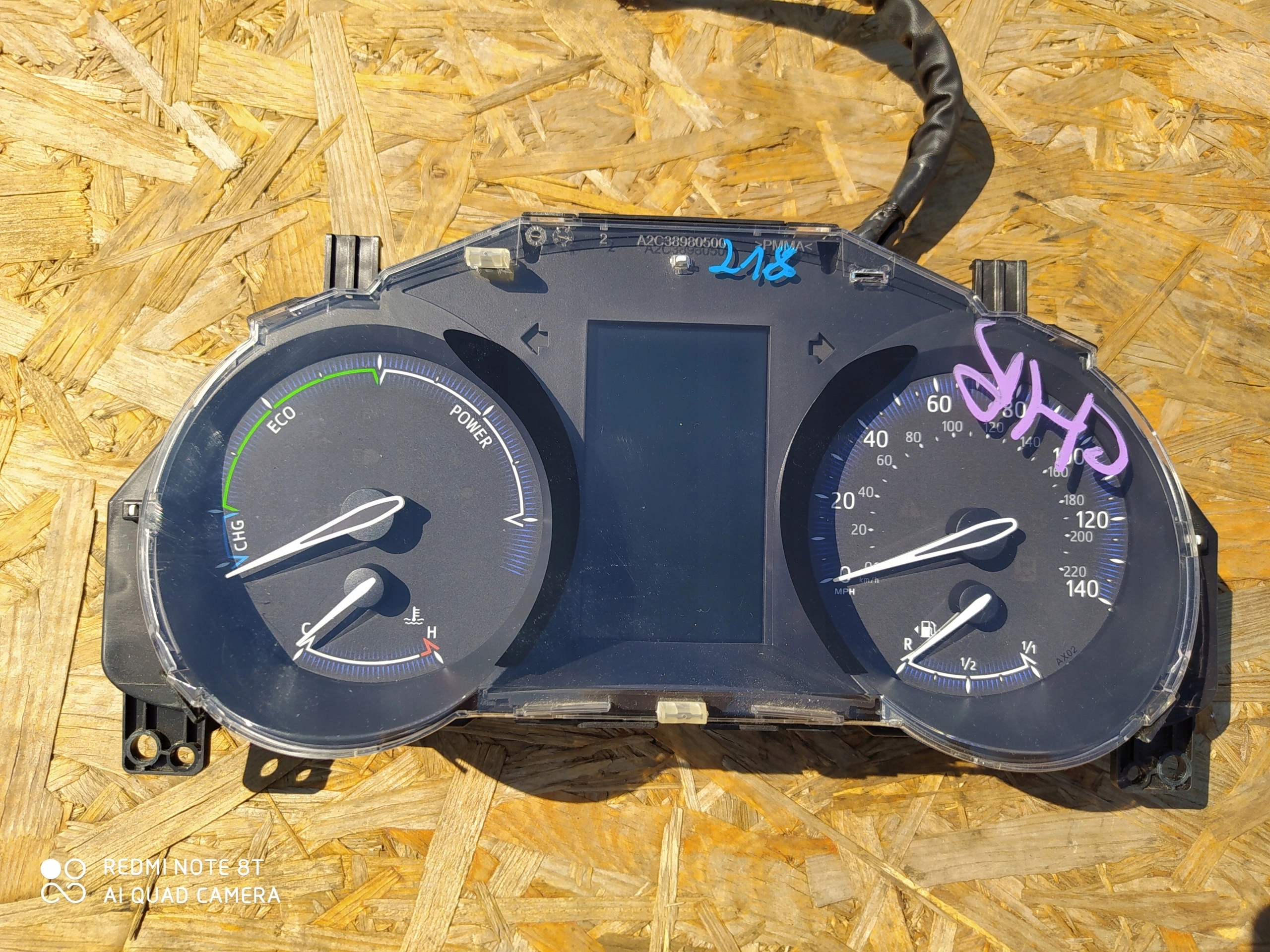 TOYOTA CHR 1.8 HYBRID TACHOMETER BUDIKY A2C38980602