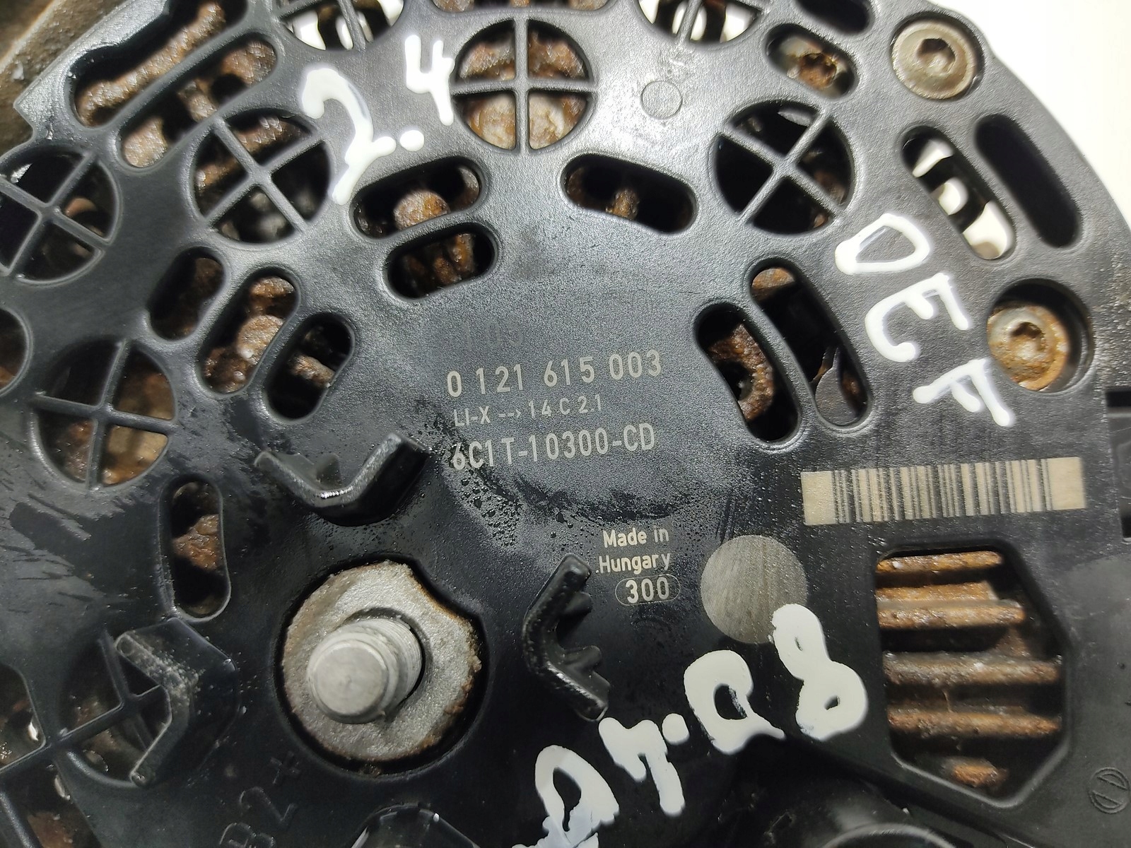 ALTERNÁTOR LAND ROVER DEFENDER 2.4 TDCI 6C1T-10300-CD 0121615003 2007-2014