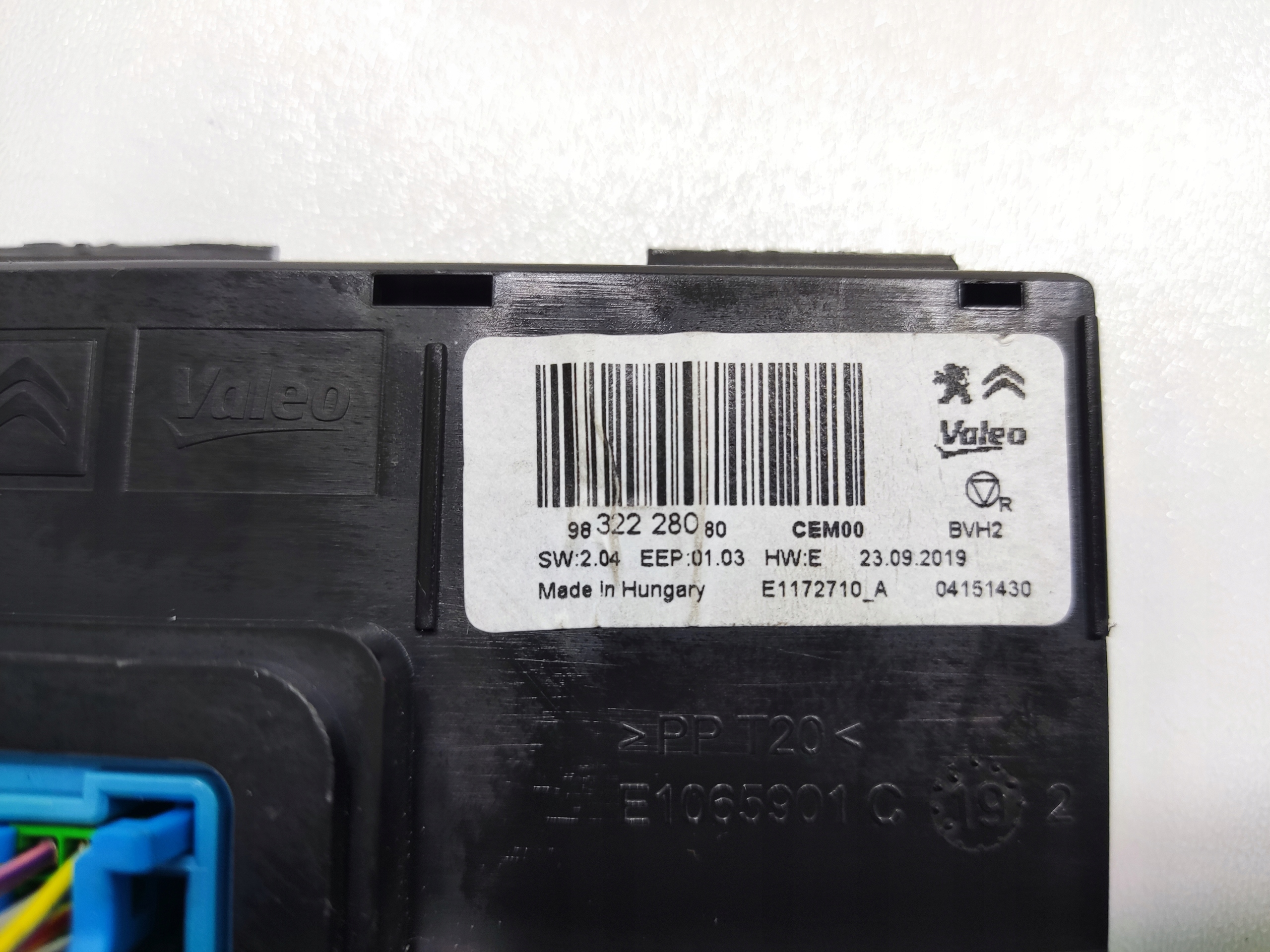 MODUL RIADIACA JEDNOTKA KLIMATIZACIE PARTNER BERLINGO IV 9832228080 2019-2024