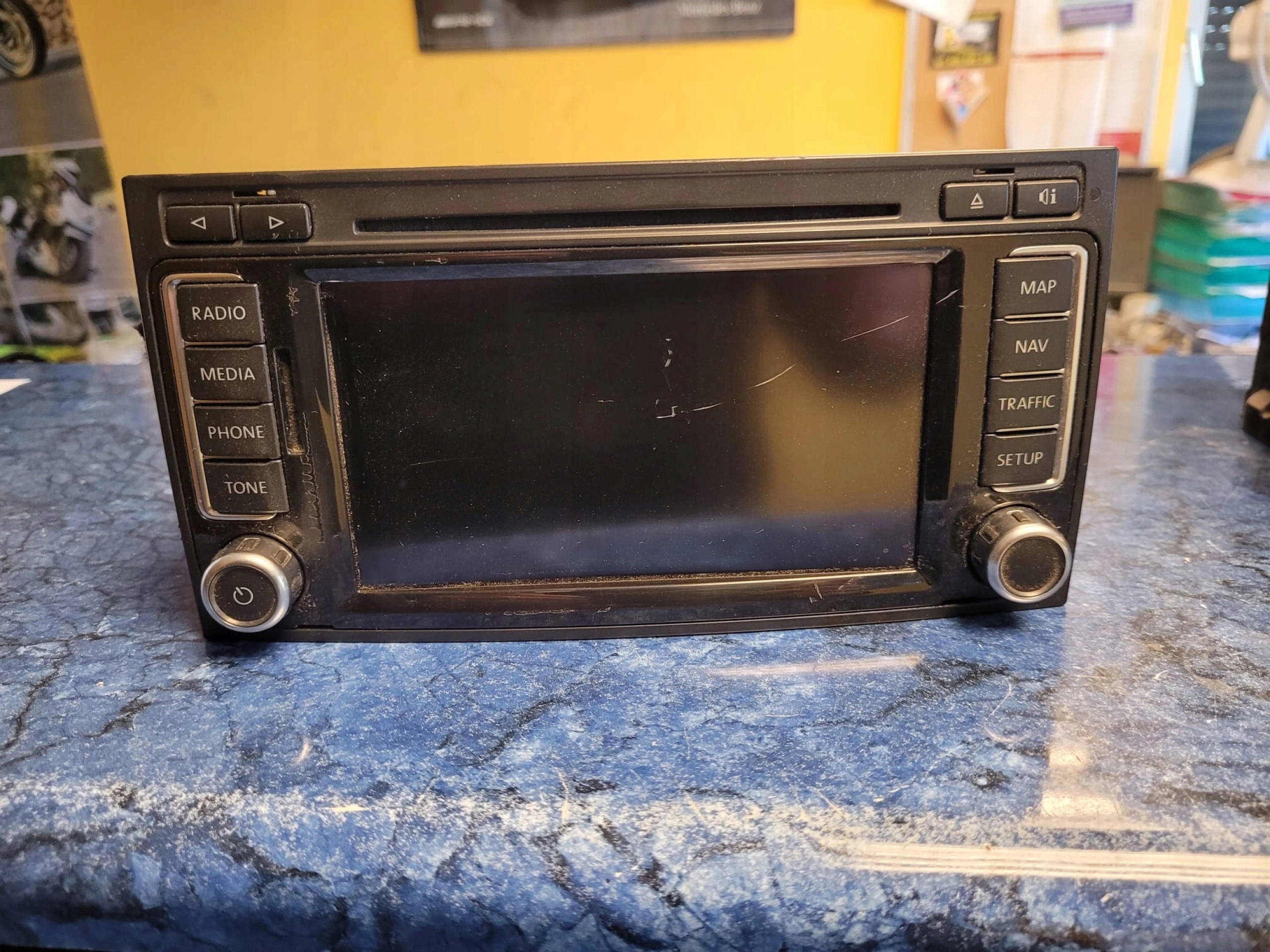 VW TOUAREG I T5 RADIO NAVIGACIA 7L6035680