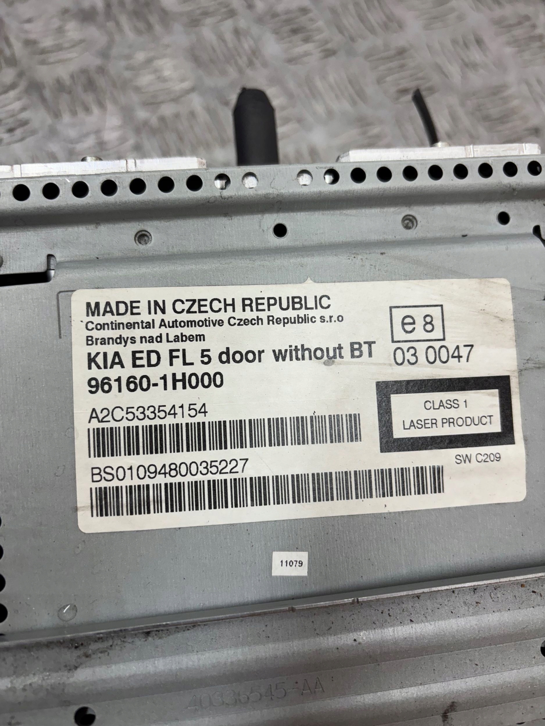 RADIO KIA CEED I 96160-1H000