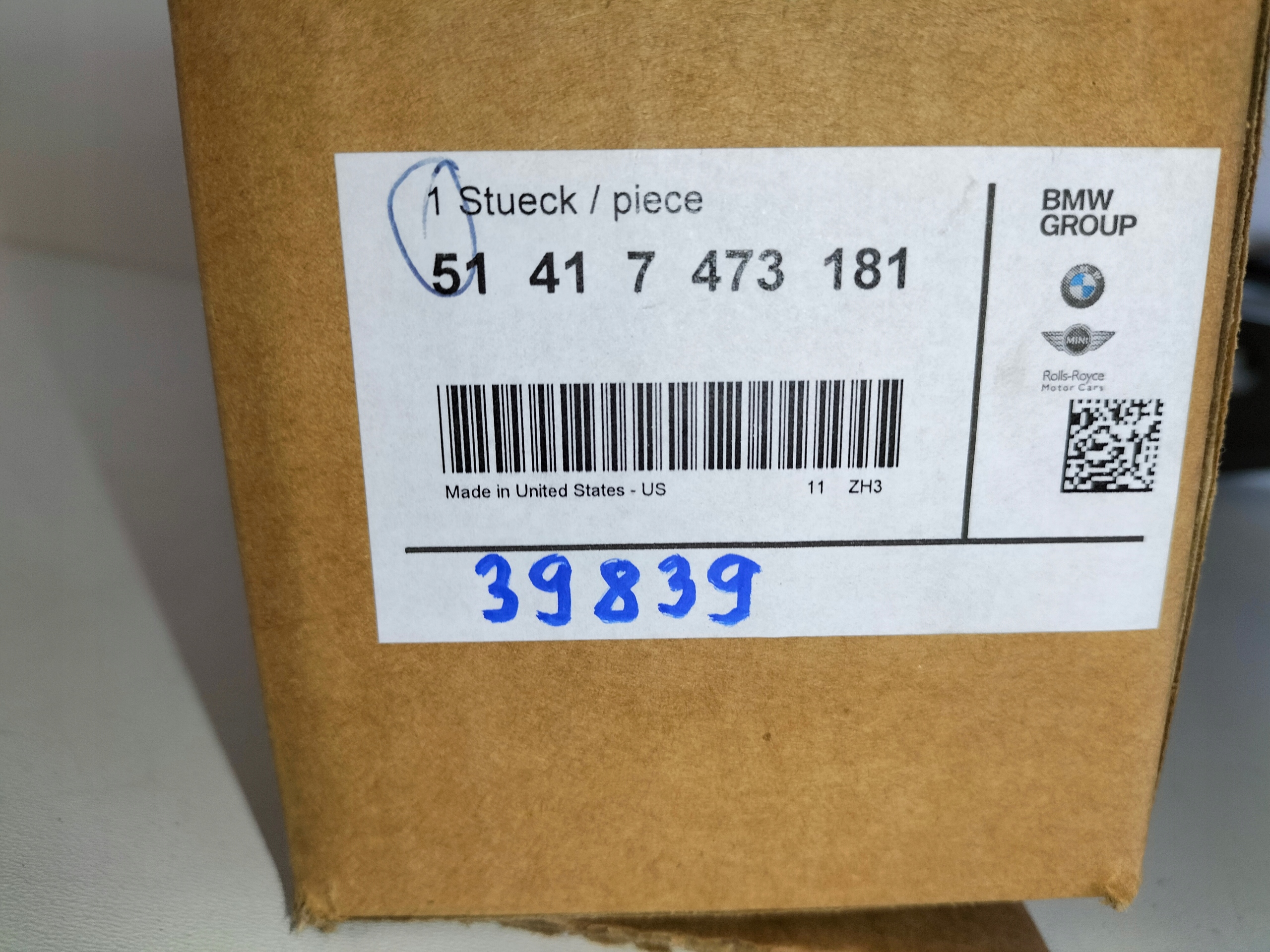 PANEL TAPACIRY DVERE PREDNÝ LAVY BMW X3 G01 17- X4 G02 18-
