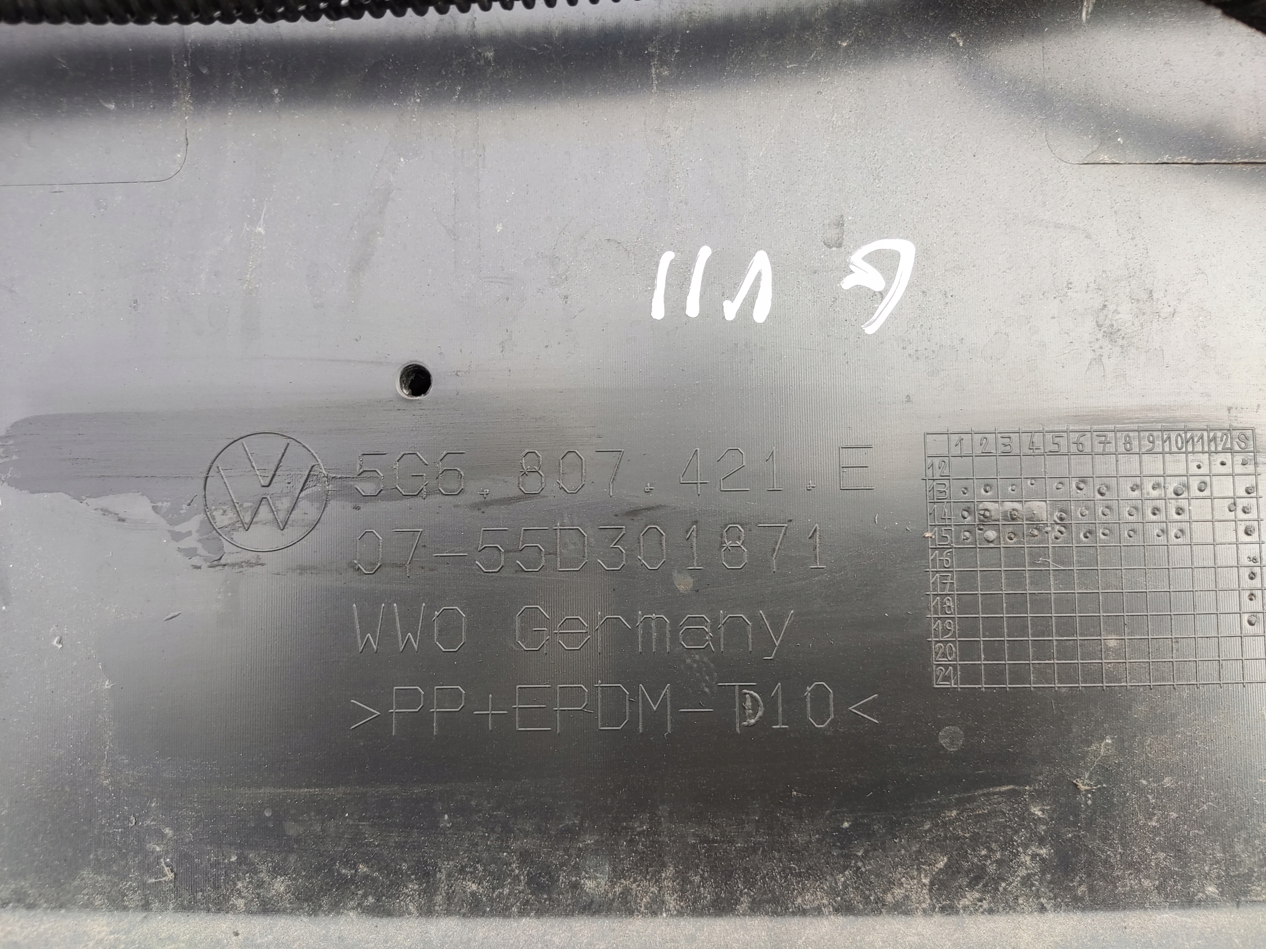 ZADNY NARAZNIK PDC SENZORY VW GOLF VII R HATCHBACK 5D 2012-16