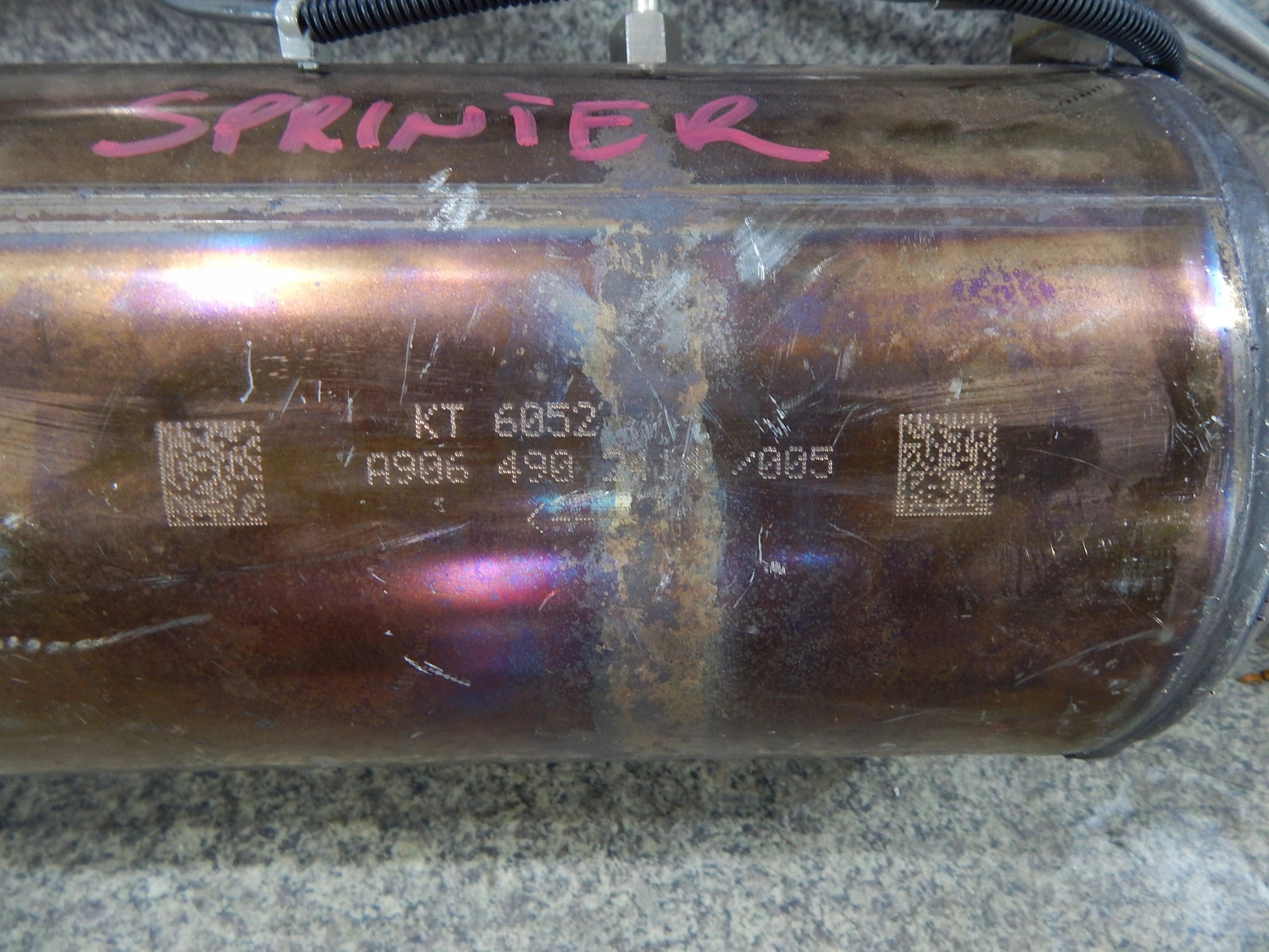 MERCEDES sprinter 2.2 cdi A9064902114 DPF