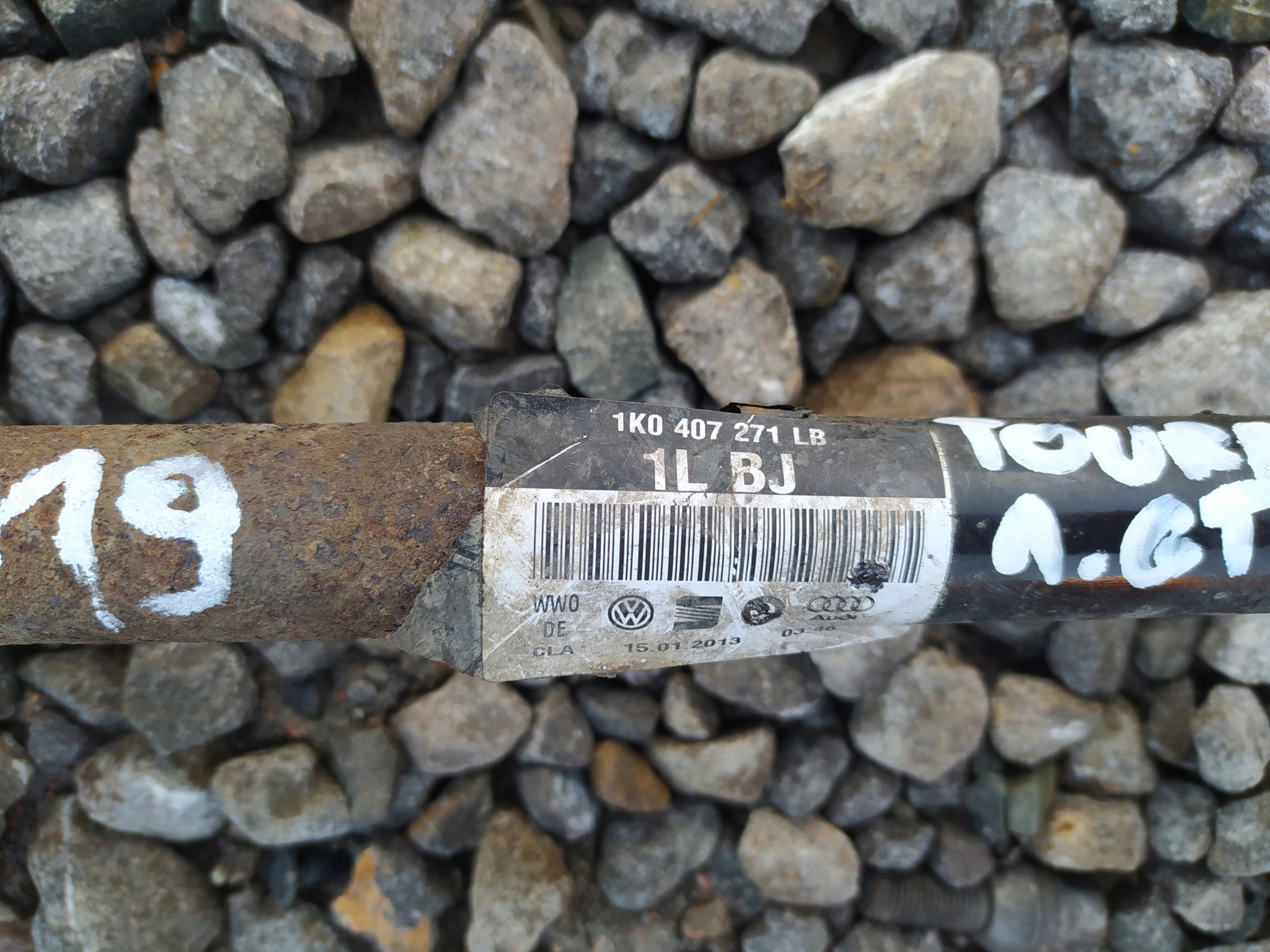 VW TOURAN LIFT 1.6 TDI LAVA POLOOS 1K0407271LB