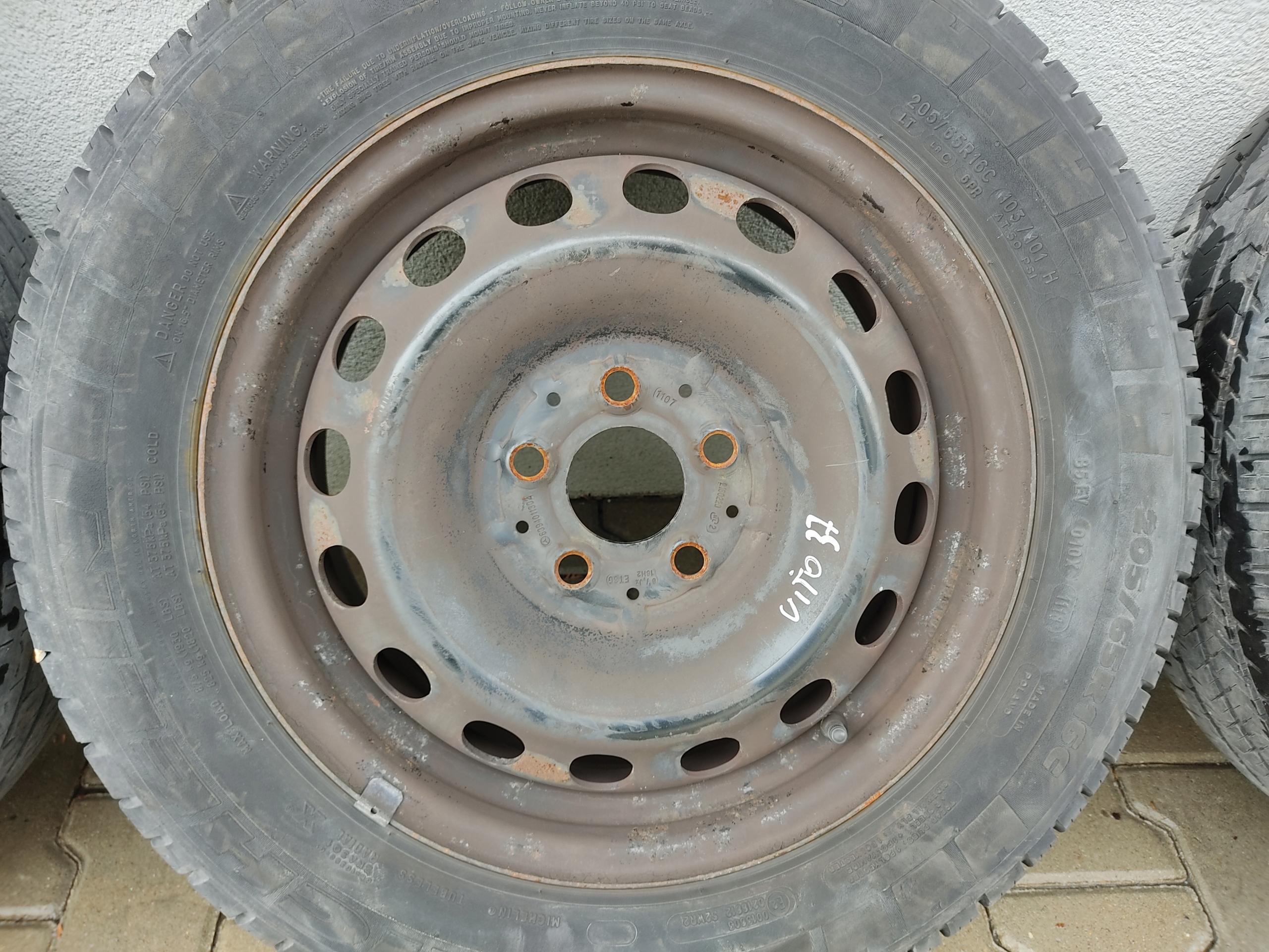 KOLESA PLECHOVE DISKY 16 VITO W639 2004-2011