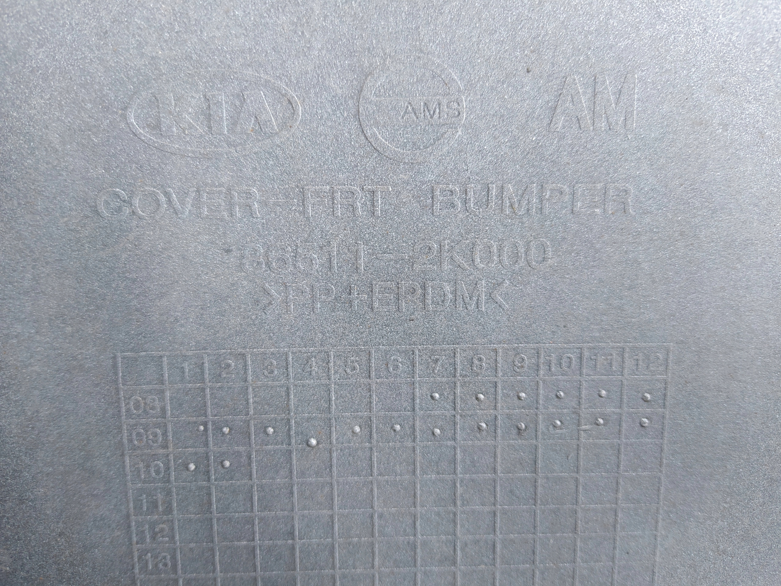 KIA SOUL PREDNÝ NÁRAZNÍK