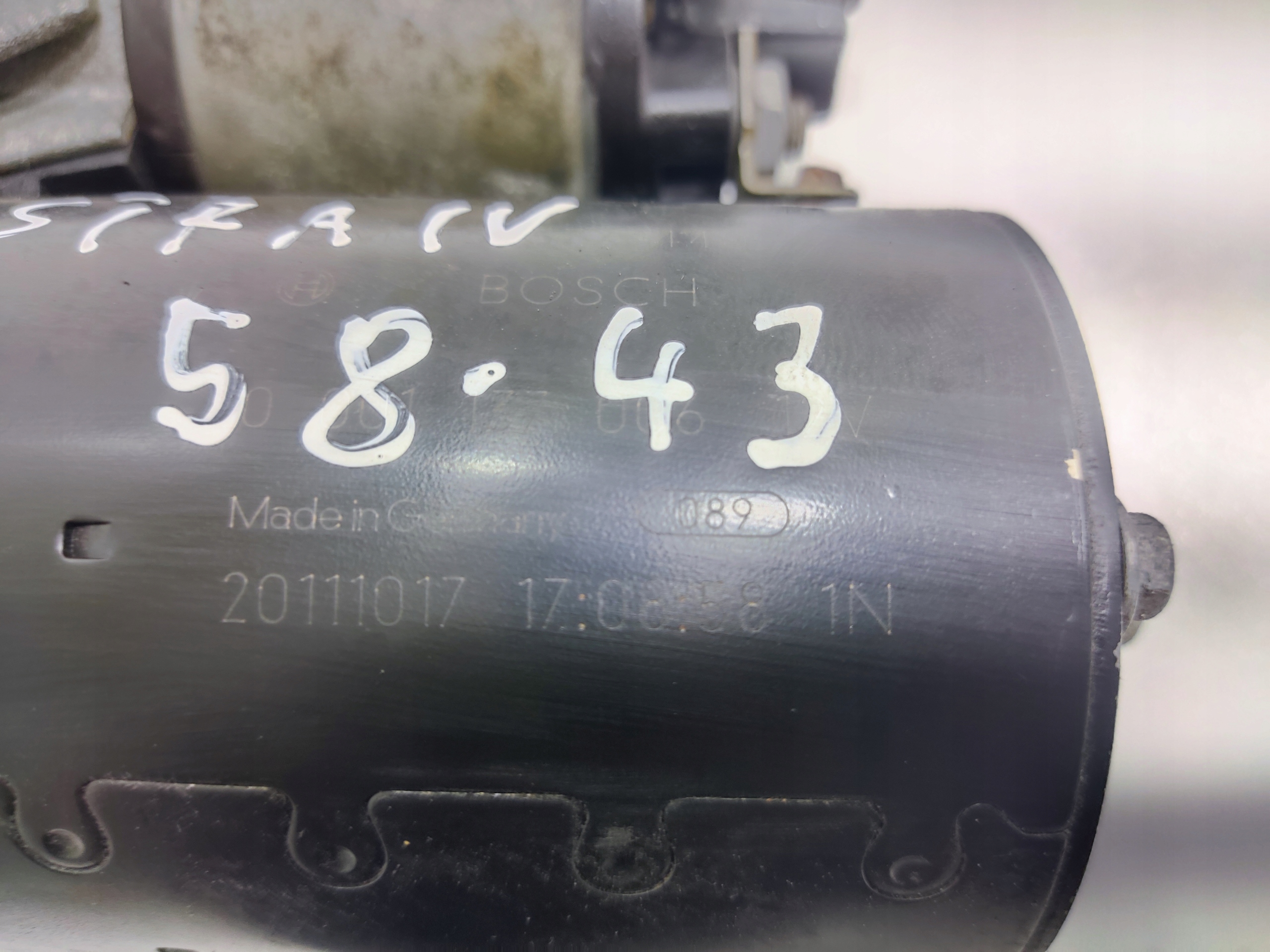STARTER OPEL ASTRA IV J 1.4 TURBO 0001137006 2012-2015 LIFT