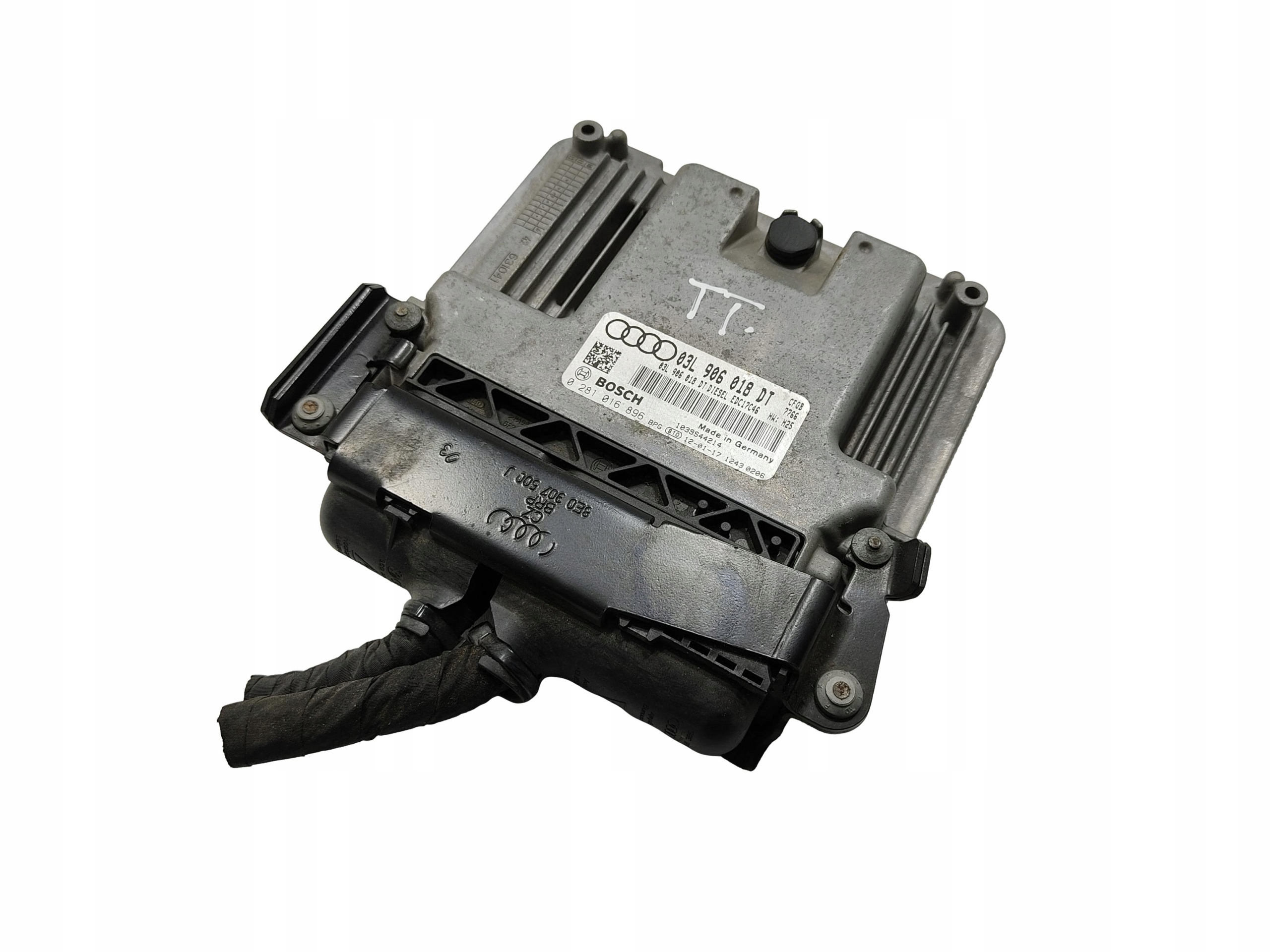 RIADIACA JEDNOTKA MOTORA AUDI TT 8J 2.0 TDI 0281016896 03L906018DT 06-14