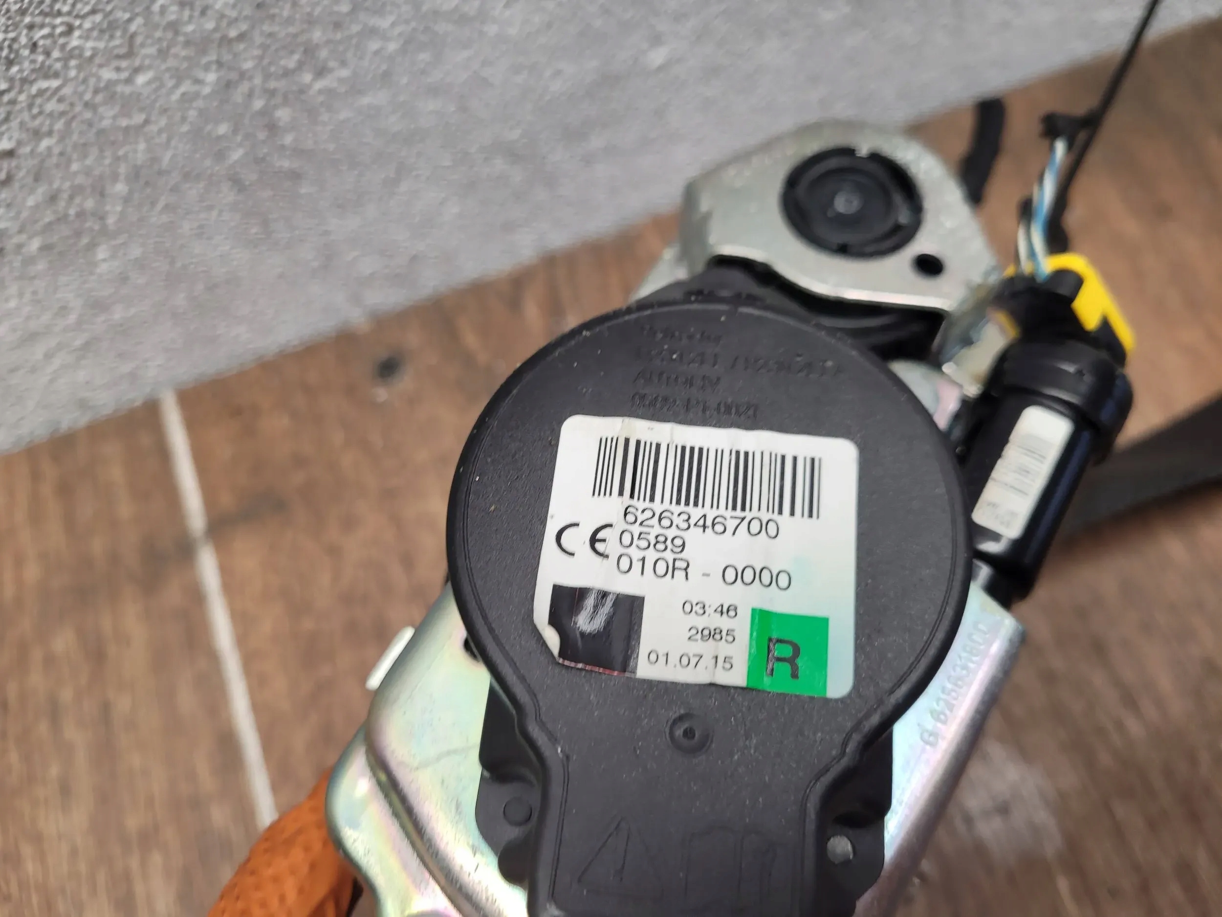 Volkswagen PASSAT B8 3G2857706E PRAVÝ PREDNÝ BEZPEČNOSTNÝ PÁS