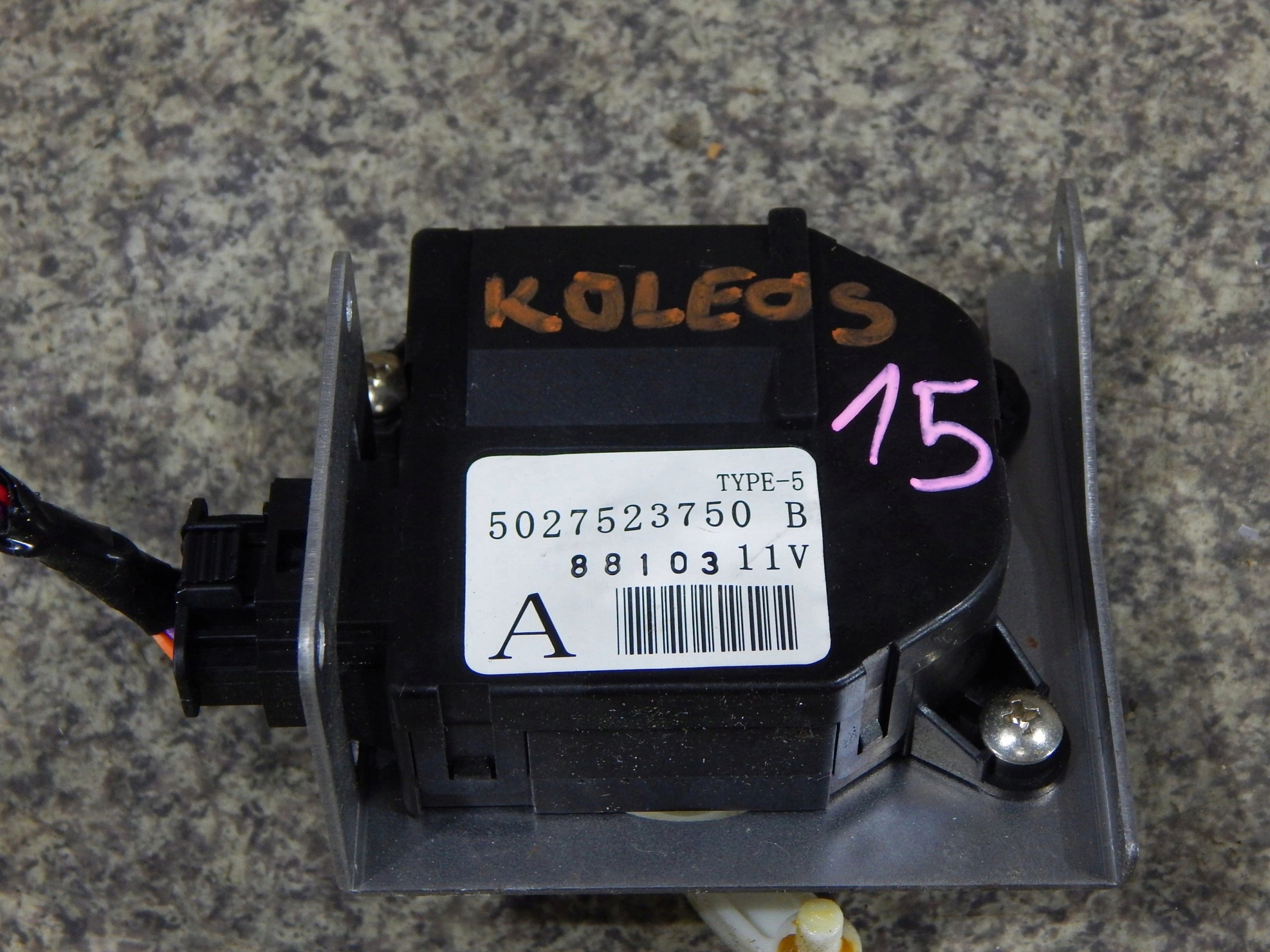 RENAULT MOTORCEK OVLADANIA KURENIA 5027523750B