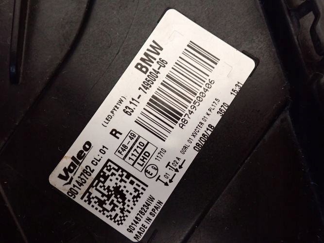 BMW X1 F48 FULL LED 15- PRAVE PREDNE SVETLO 7495004-06