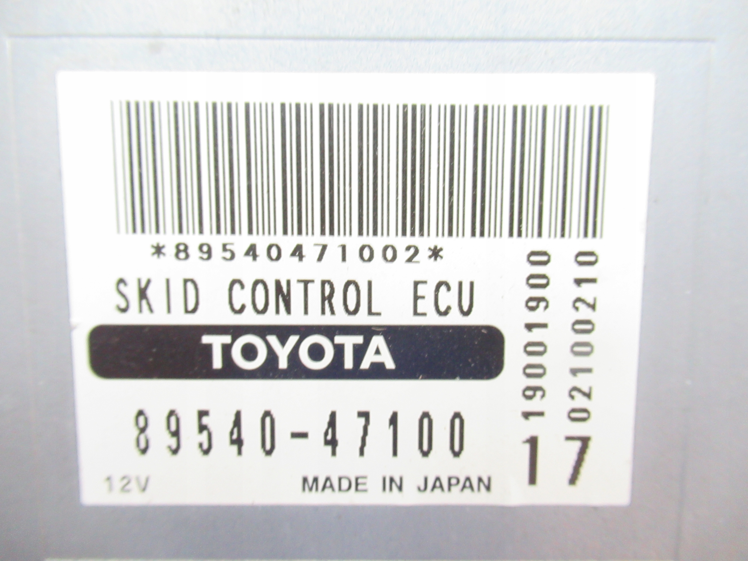 RIADIACA JEDNOTKA TOYOTA PRIUS II 1.5 89540-47100