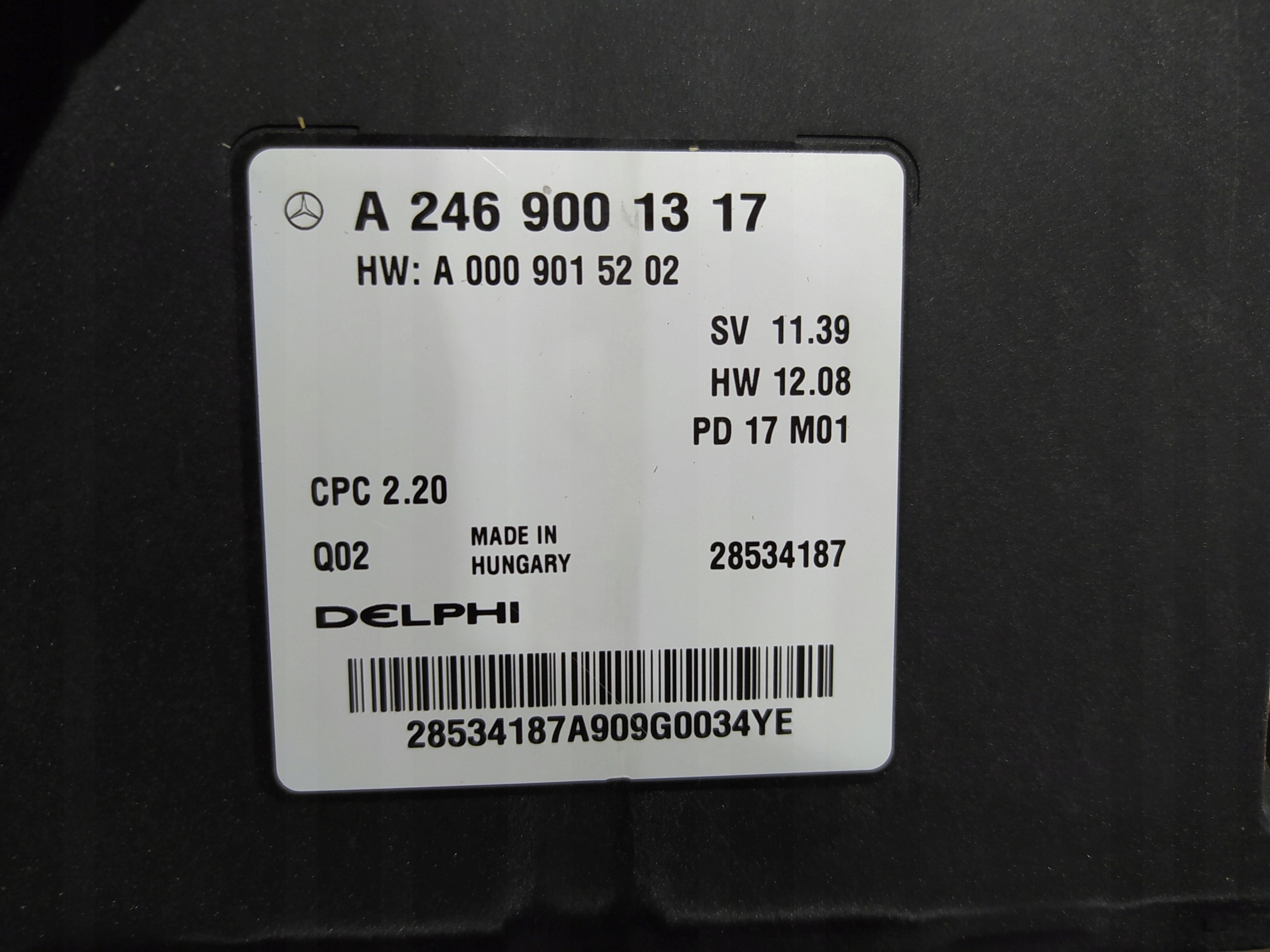 MERCEDES W246 MODUL PREVODOVKY