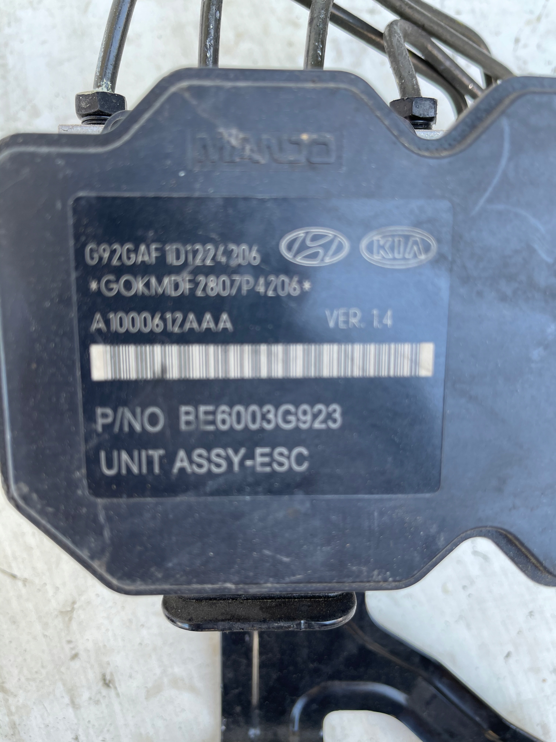 KOCKA ABS KIA RIO III 11- 58920-1W505