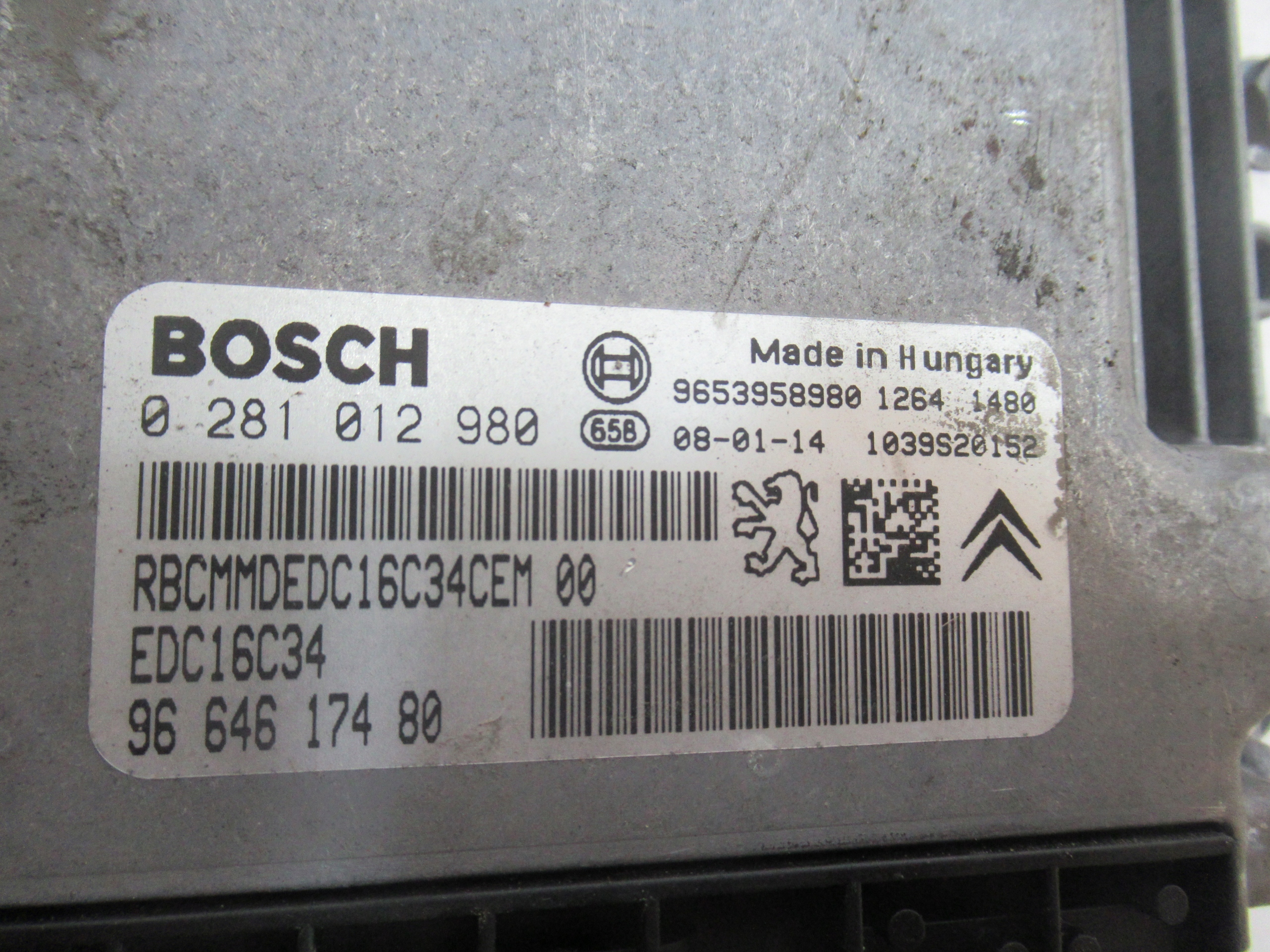 RIADIACA JEDNOTKA MOTORA C4 PICASSO 1.6 HDI