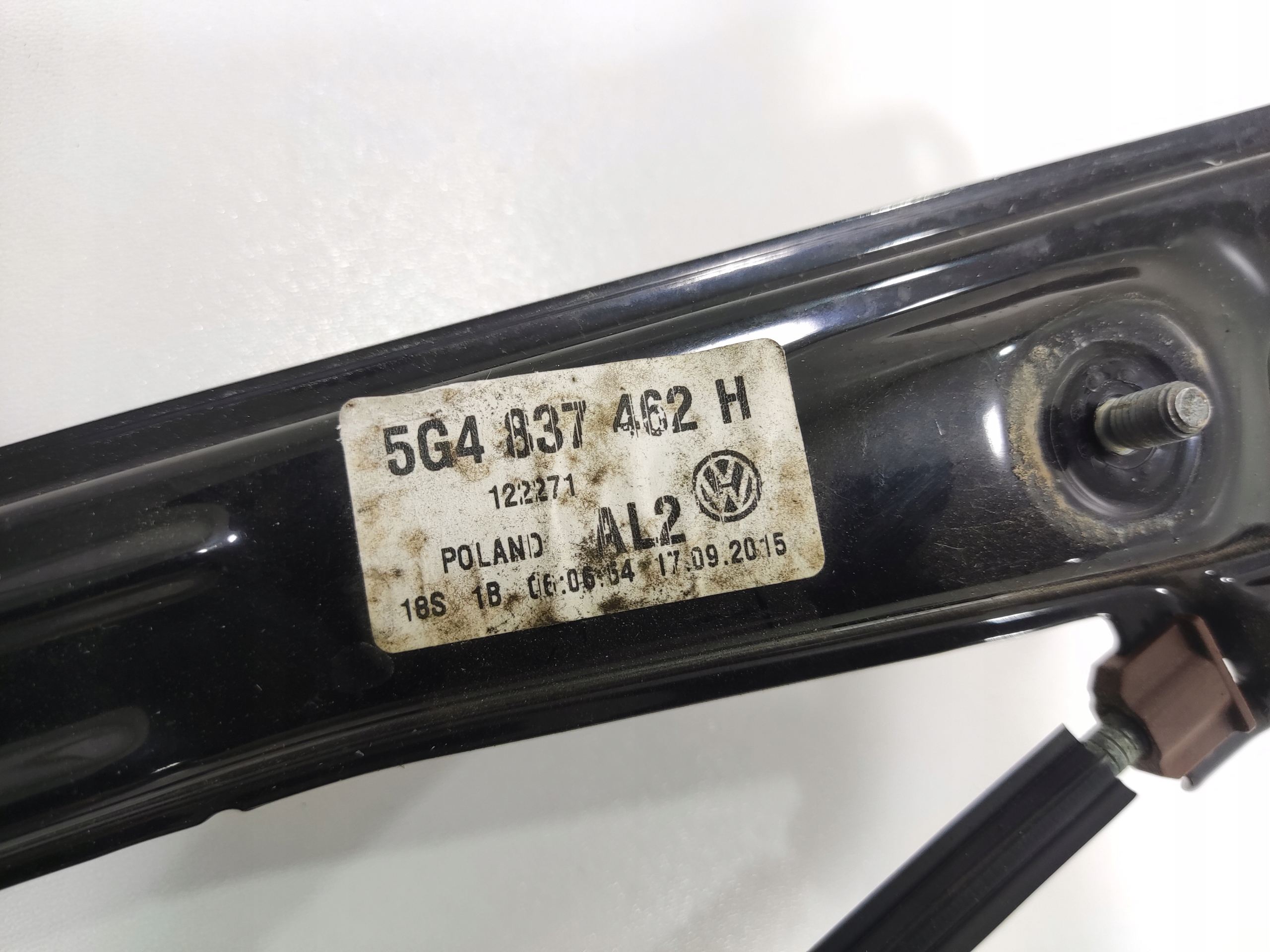 PRAVÝ PREDNÝ MECHANIZMUS SŤAHOVANIA OKNA VOLKSWAGEN GOLF VII 5G4837462H 16-20