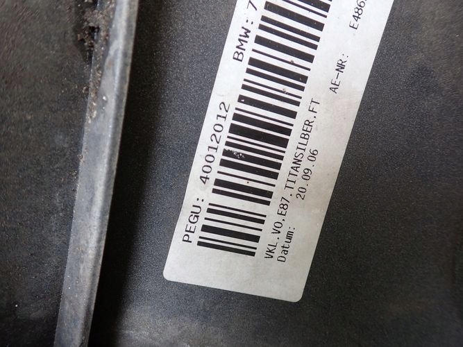 BMW E87 1 04-07 PREDNÝ NÁRAZNÍK