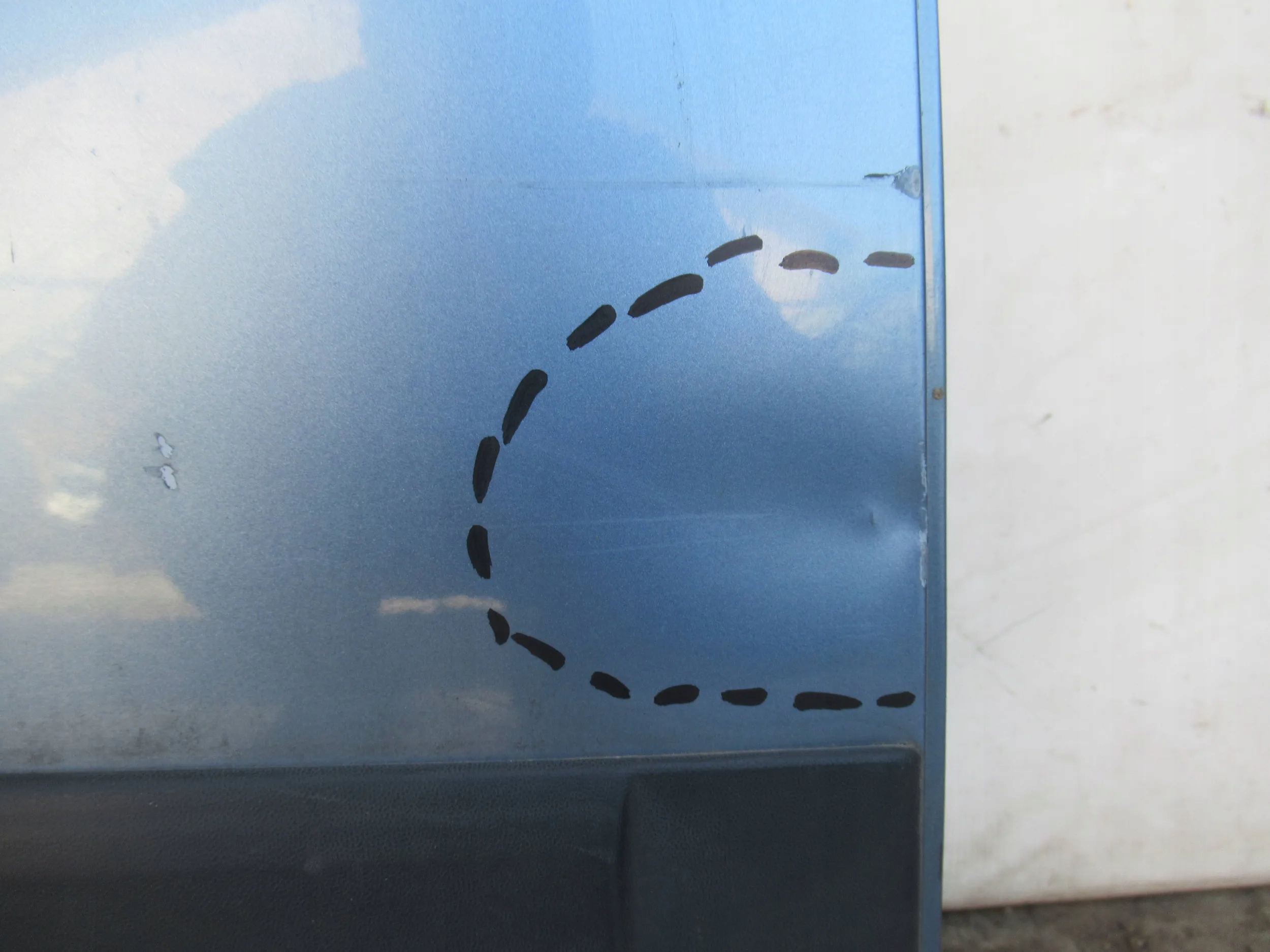 PRAVE ZADNE DVERE SKODA FABIA II 2 KOMBI