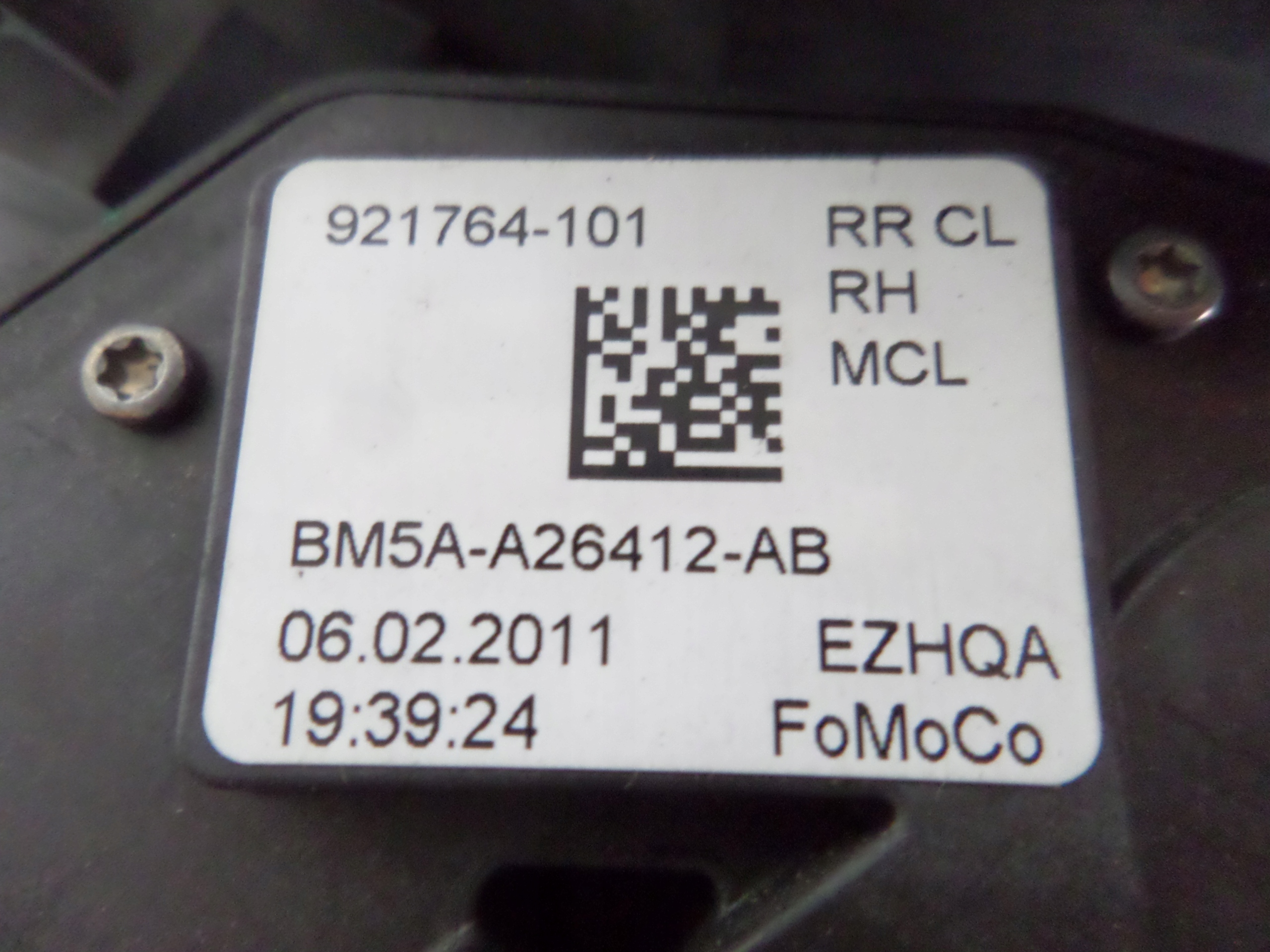ZAMOK PRAVYCH ZADNYCH DVERI FORD FOCUS MK3 11-