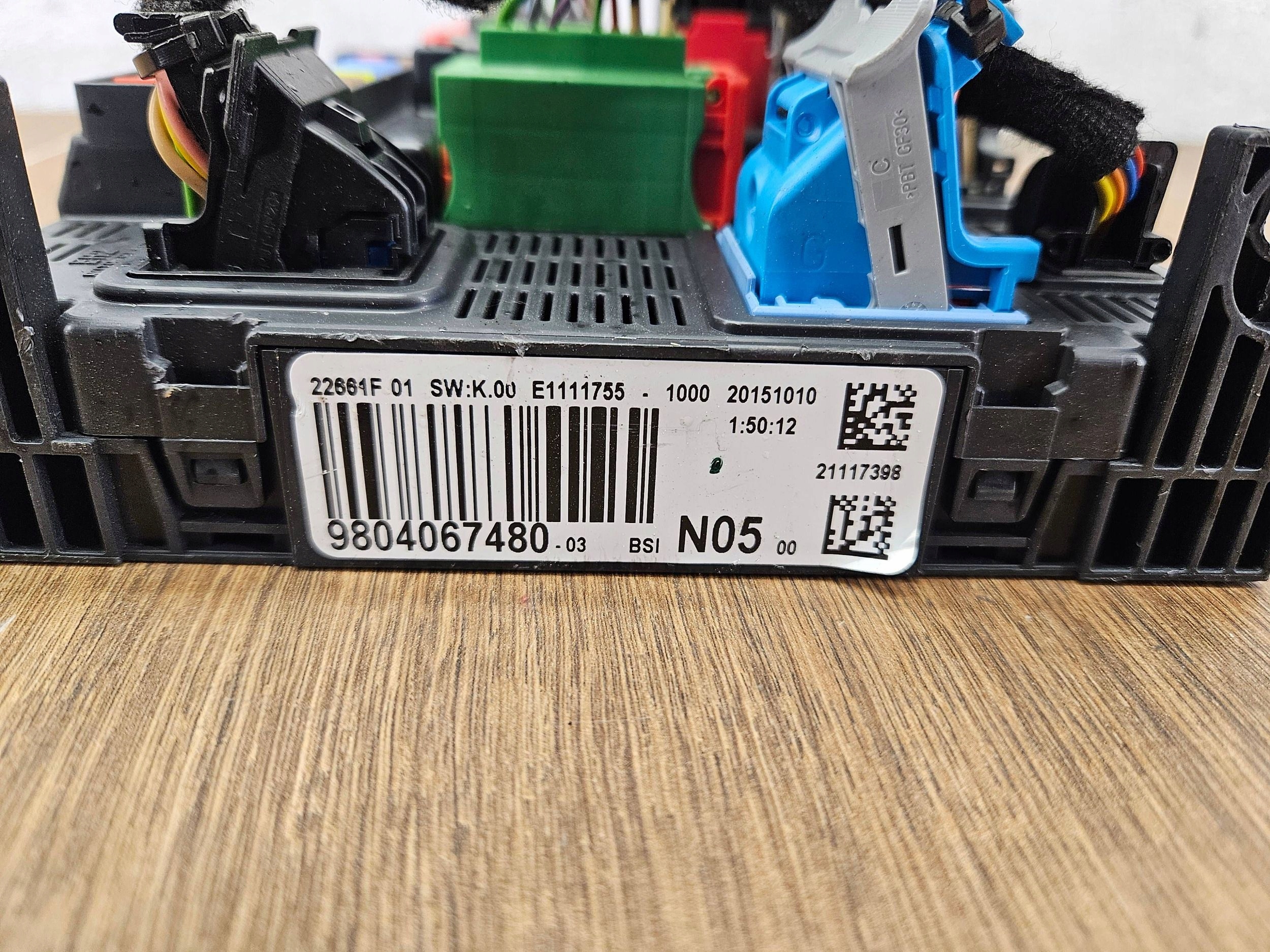 Citroen C4 Grand Picasso II 9804067480 MODUL POISTIEK BSI