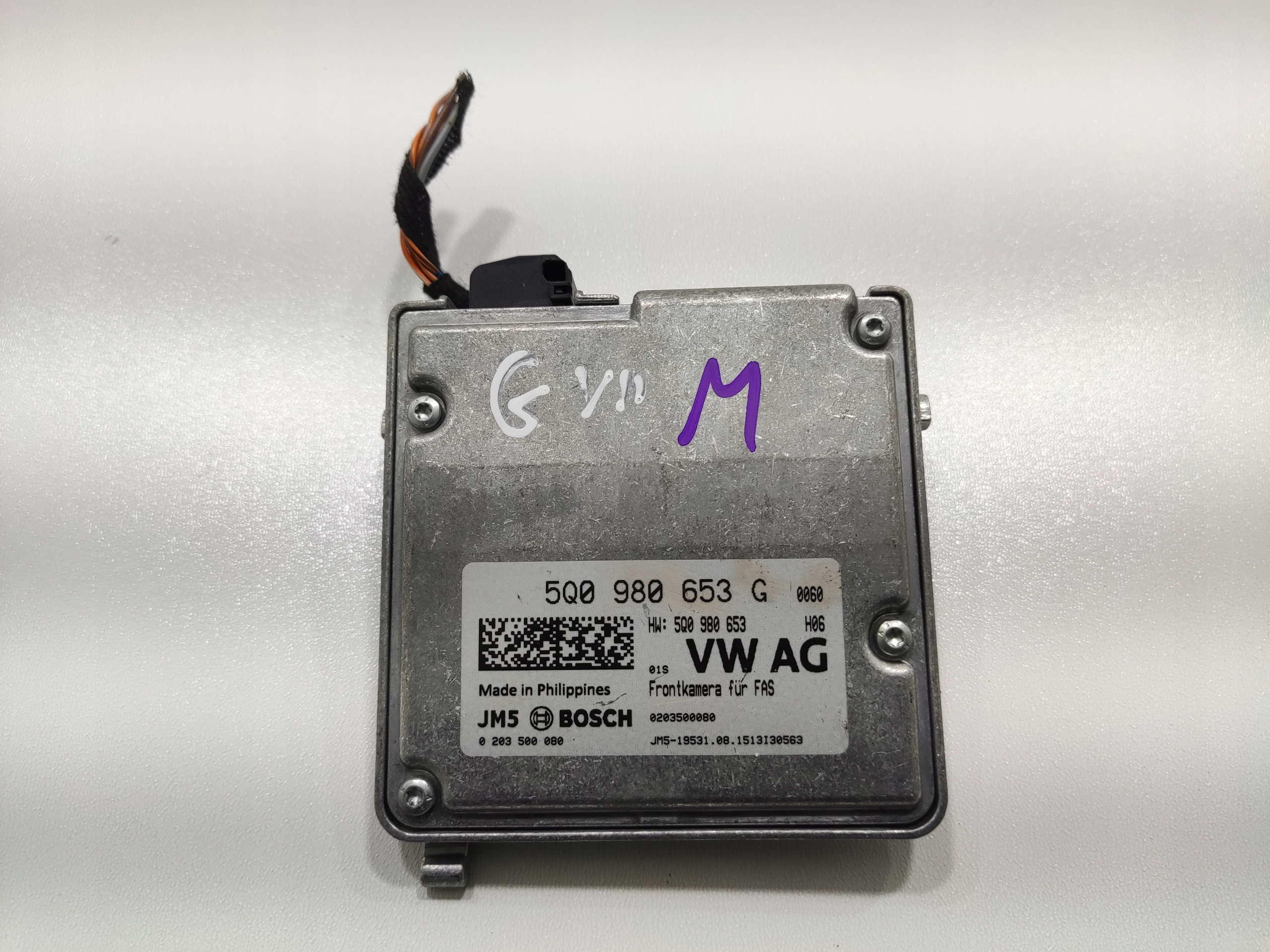 ASISTENT ZMENY JAZDNEHO PRUHU RUCHU VOLKSWAGEN GOLF VII 5Q0980653G 2012-2016