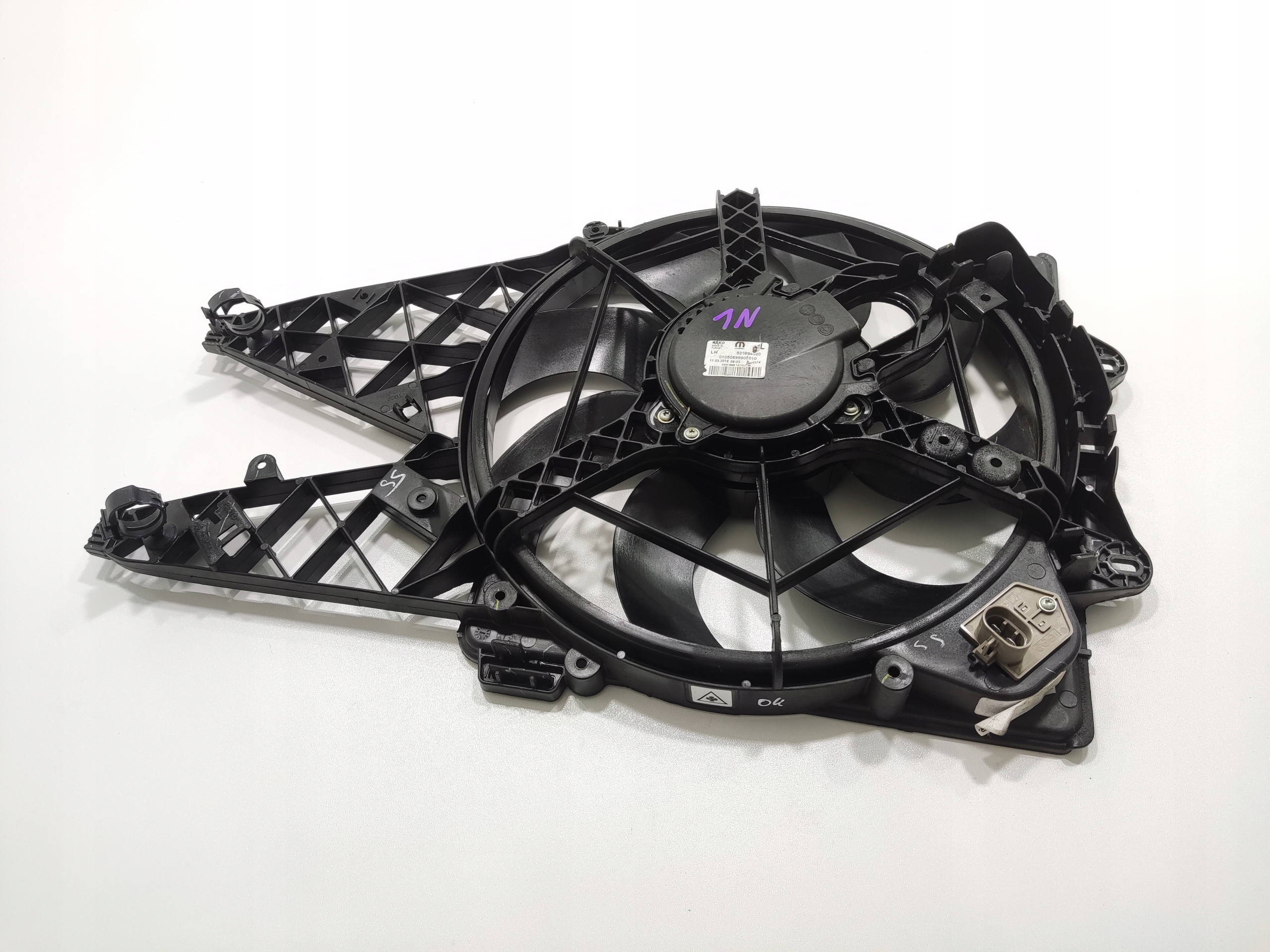 VENTILATOR CHLADICA FIAT DOBLO II 1.3 M-JET EURO 6 00521017600 17-