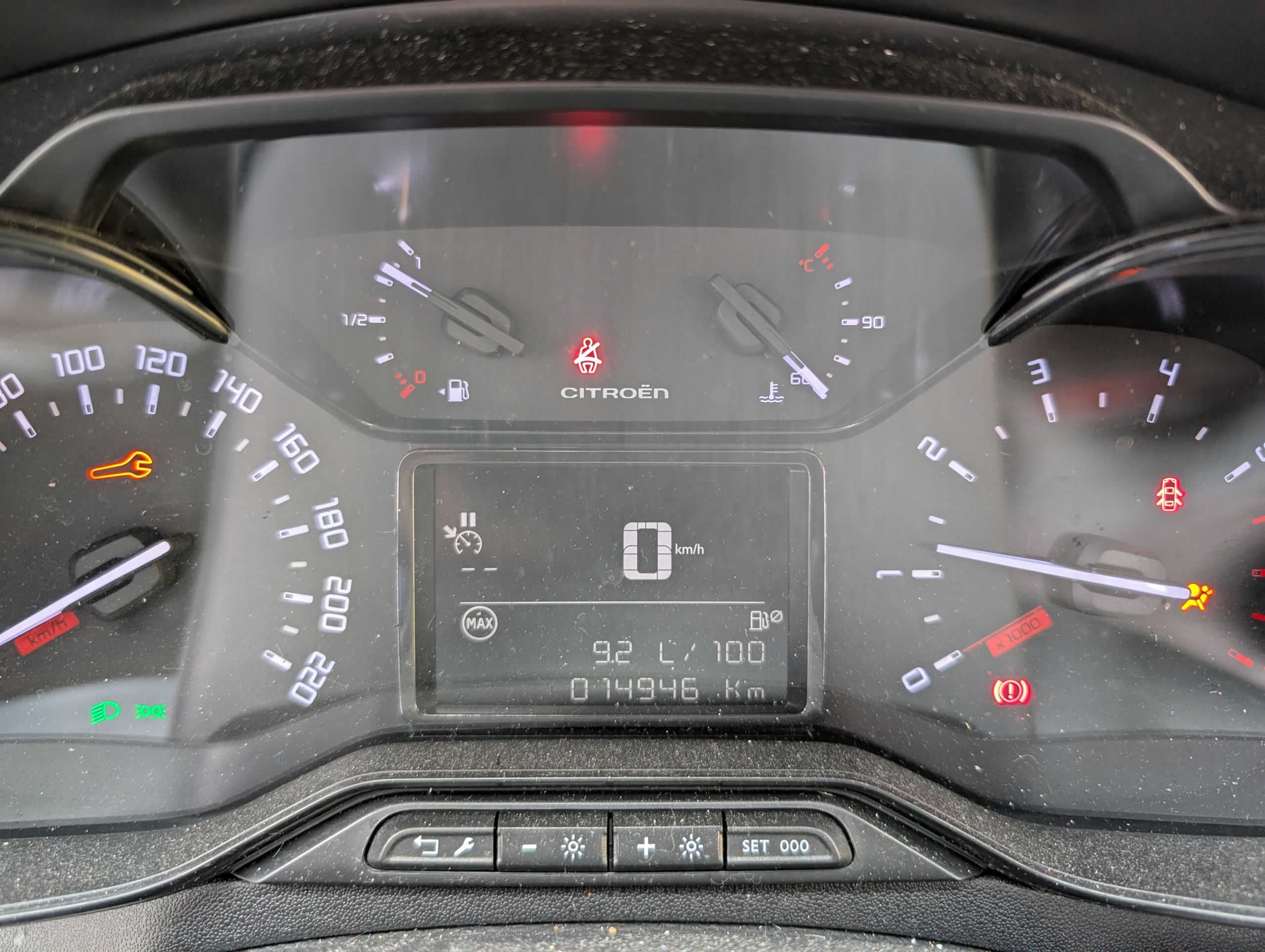 TACHOMETER BUDIKY CITROEN C3 III 1.2 VTI 2020-2024 LIFT 9855428580