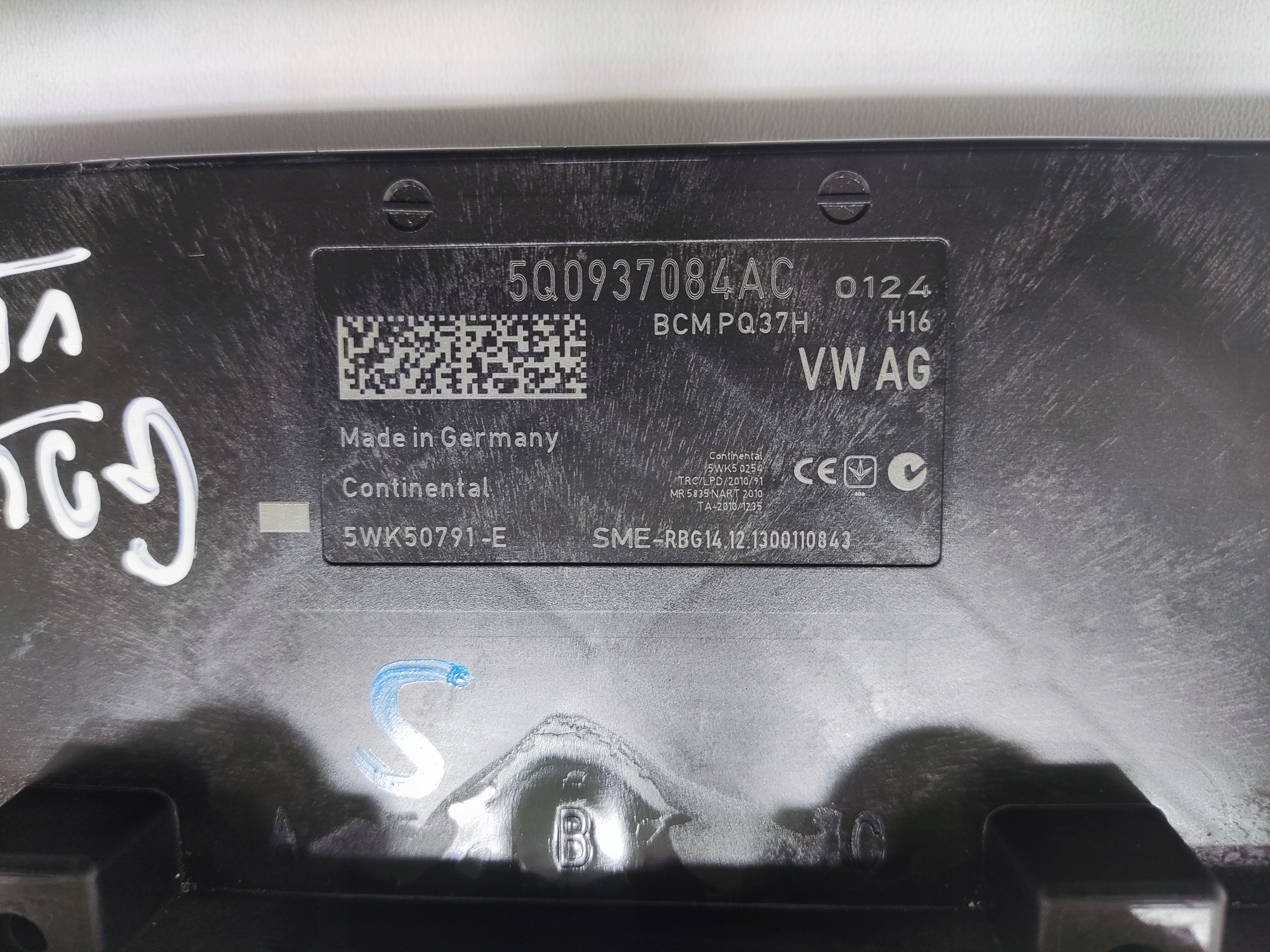 MODUL RIADIACA JEDNOTKA KOMFORTU VOLKSWAGEN GOLF VII 5Q0937084AC BCMPQ37H 2012-2016