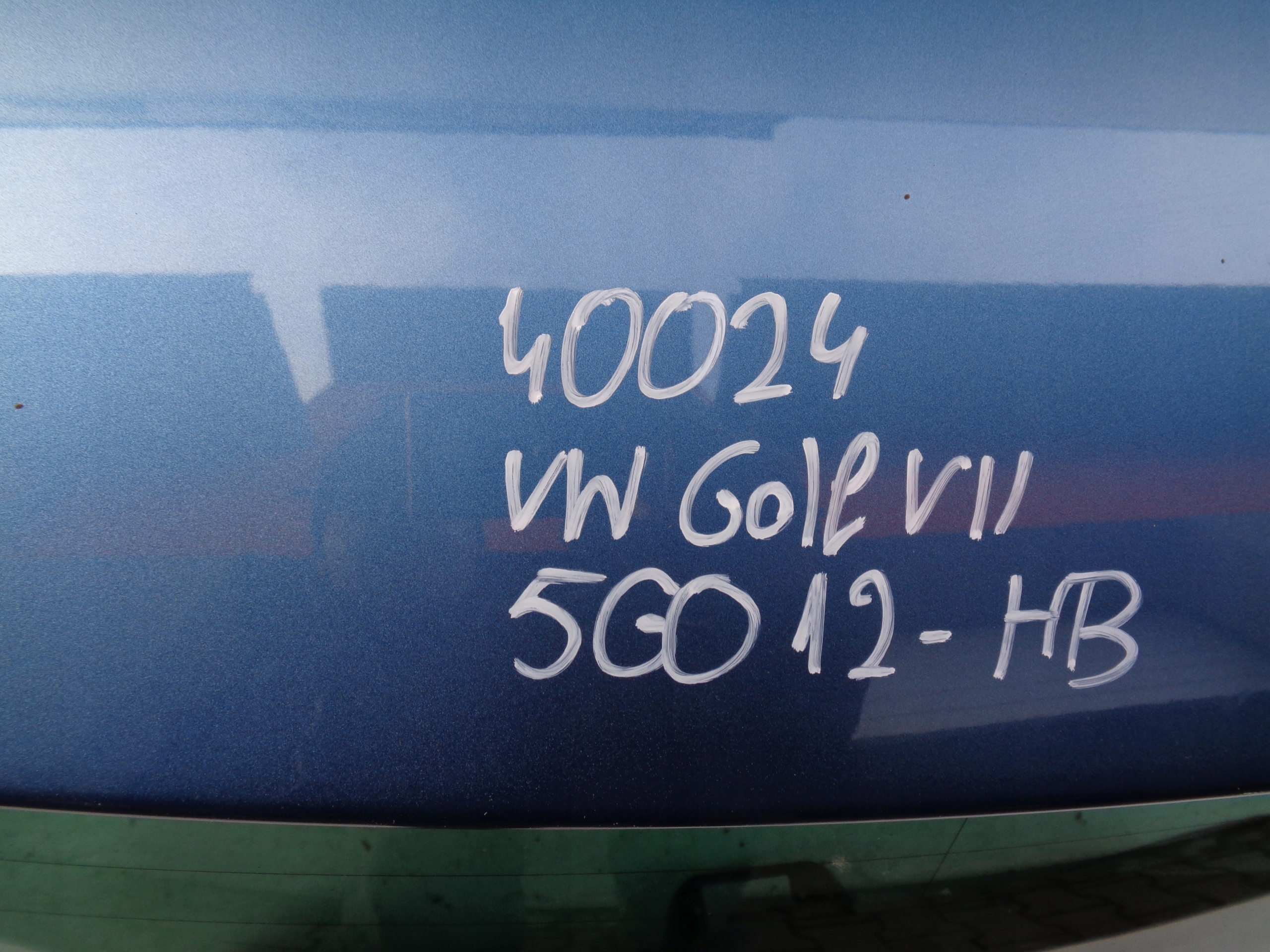 ZADNÁ KAPOTA VW GOLF VII 7 5G 5G0 12- HB SKLO NR 40024