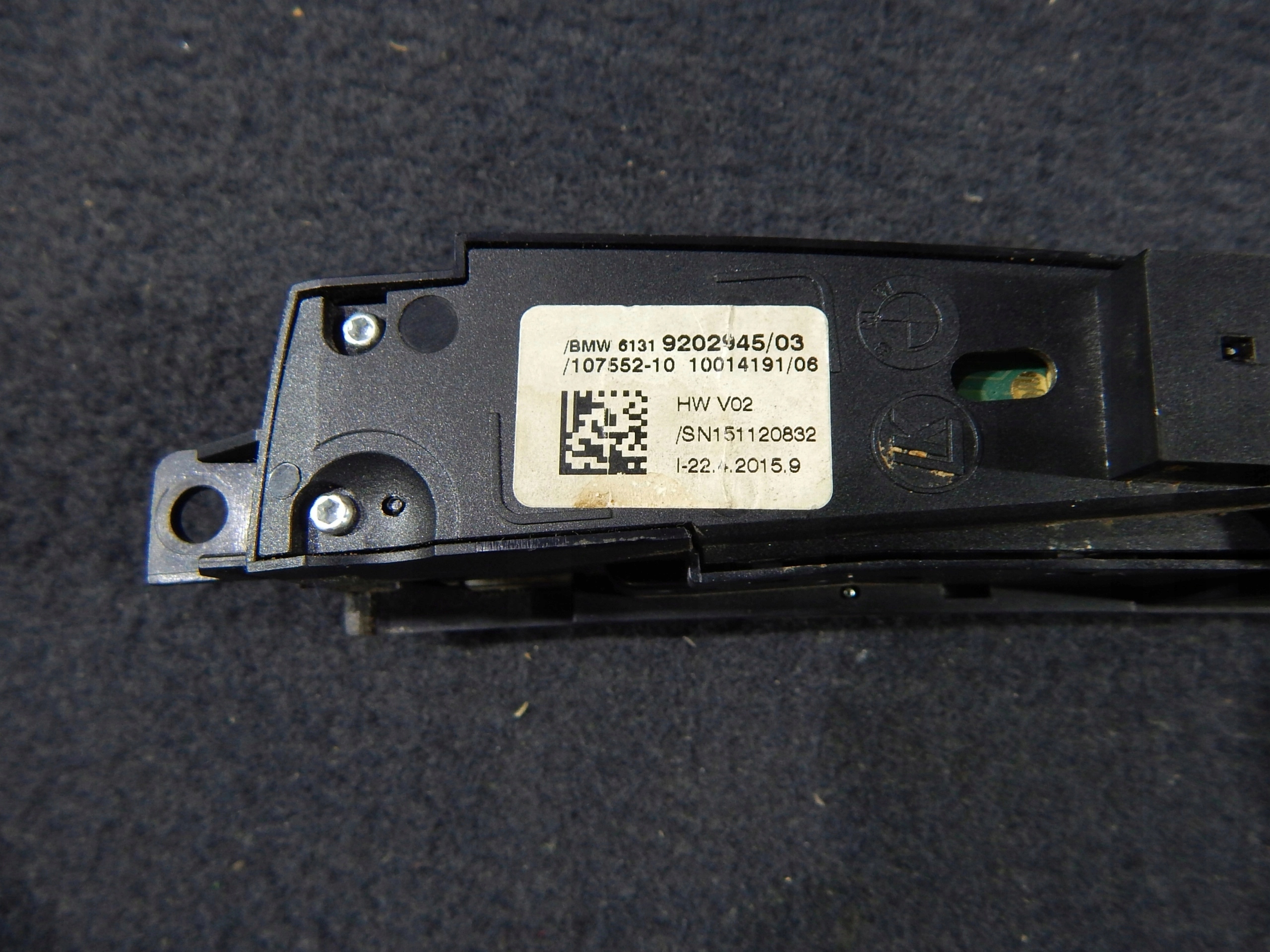 BMW F10 F11 OVLÁDACÍ PANEL PODVOZKU