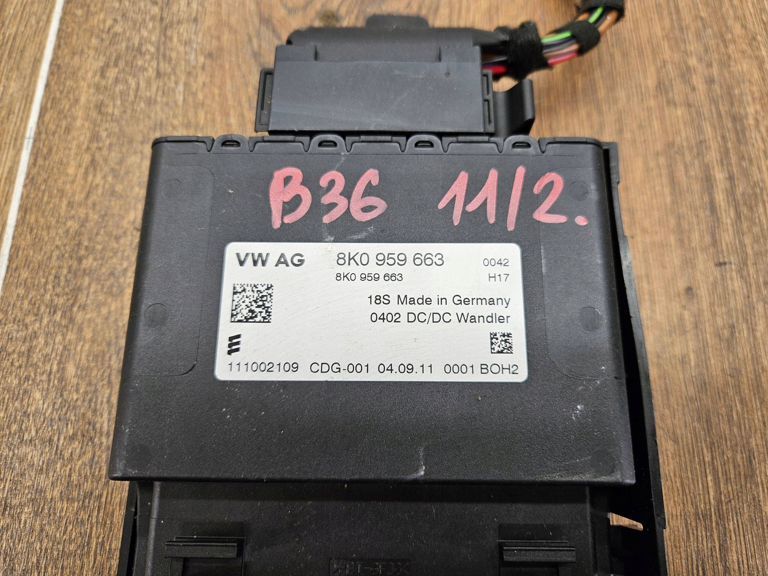 Audi Q5 SQ5 8K0959663 MODUL stabilizácie napätia