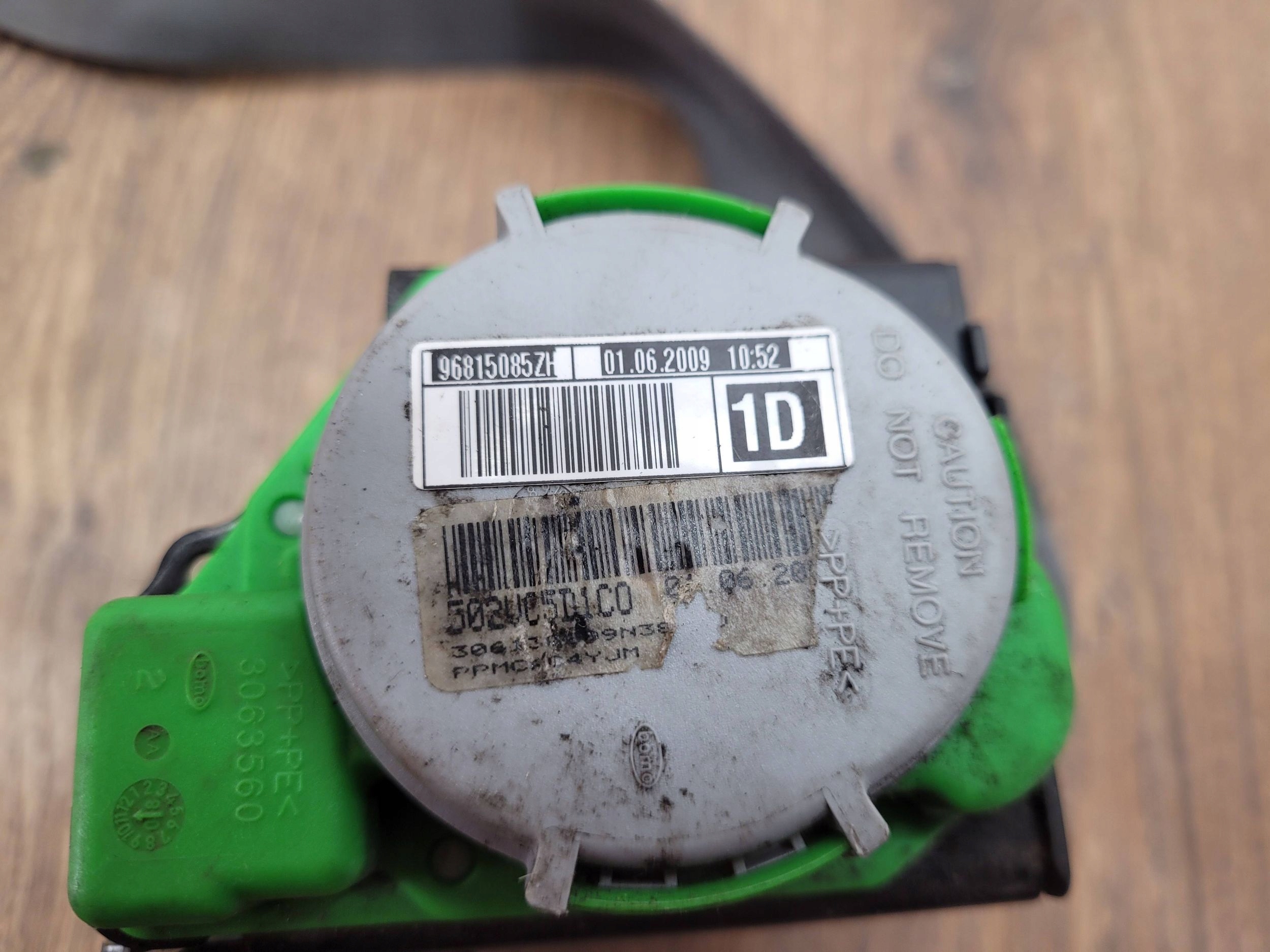 Citroen Berlingo 3 partner III 96815085ZH PRAVÝ PREDNÝ BEZPEČNOSTNÝ PÁS