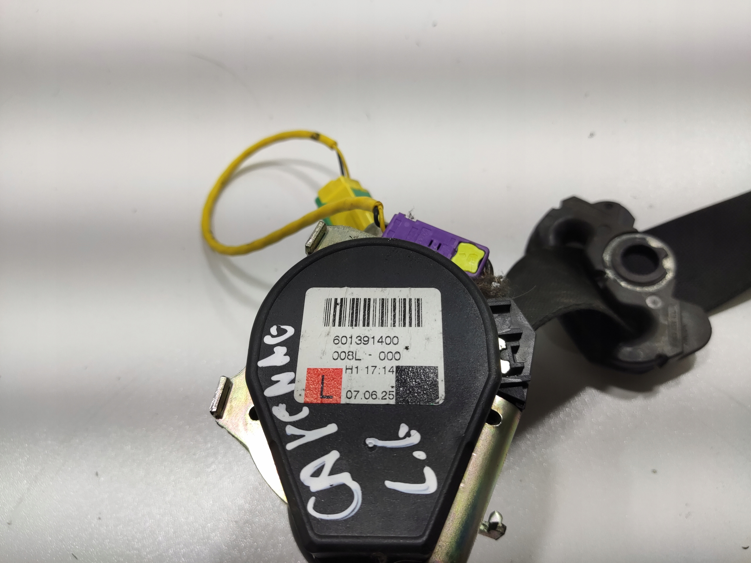 LAVY PREDNY BEZPECNOSTNY PÁS PORSCHE CAYENNE I 2007-2009 LIFT 7L5857705