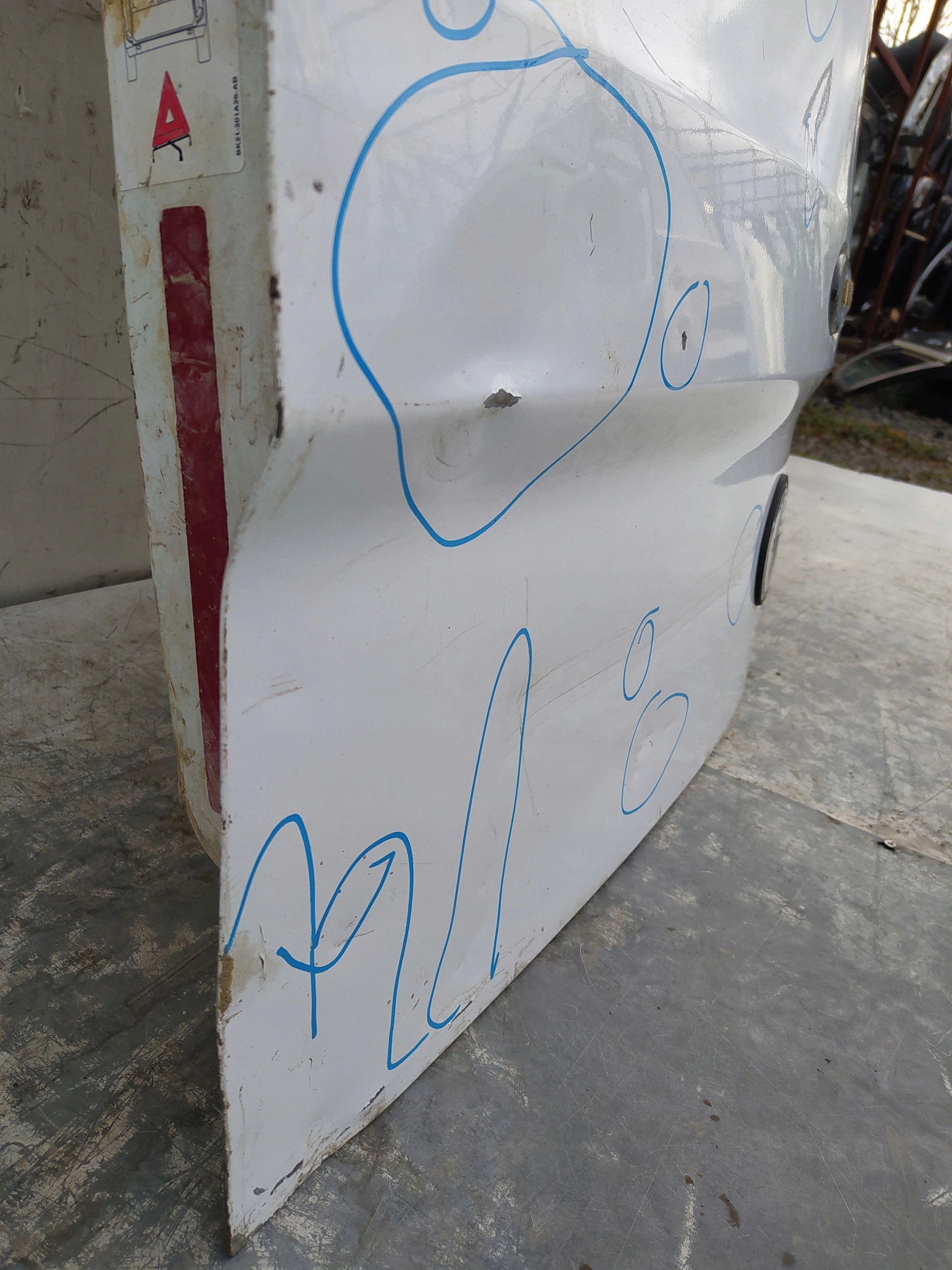 FORD TRANSIT CUSTOM PRAVÉ ZADNÉ KRÍDLOVÉ DVERE