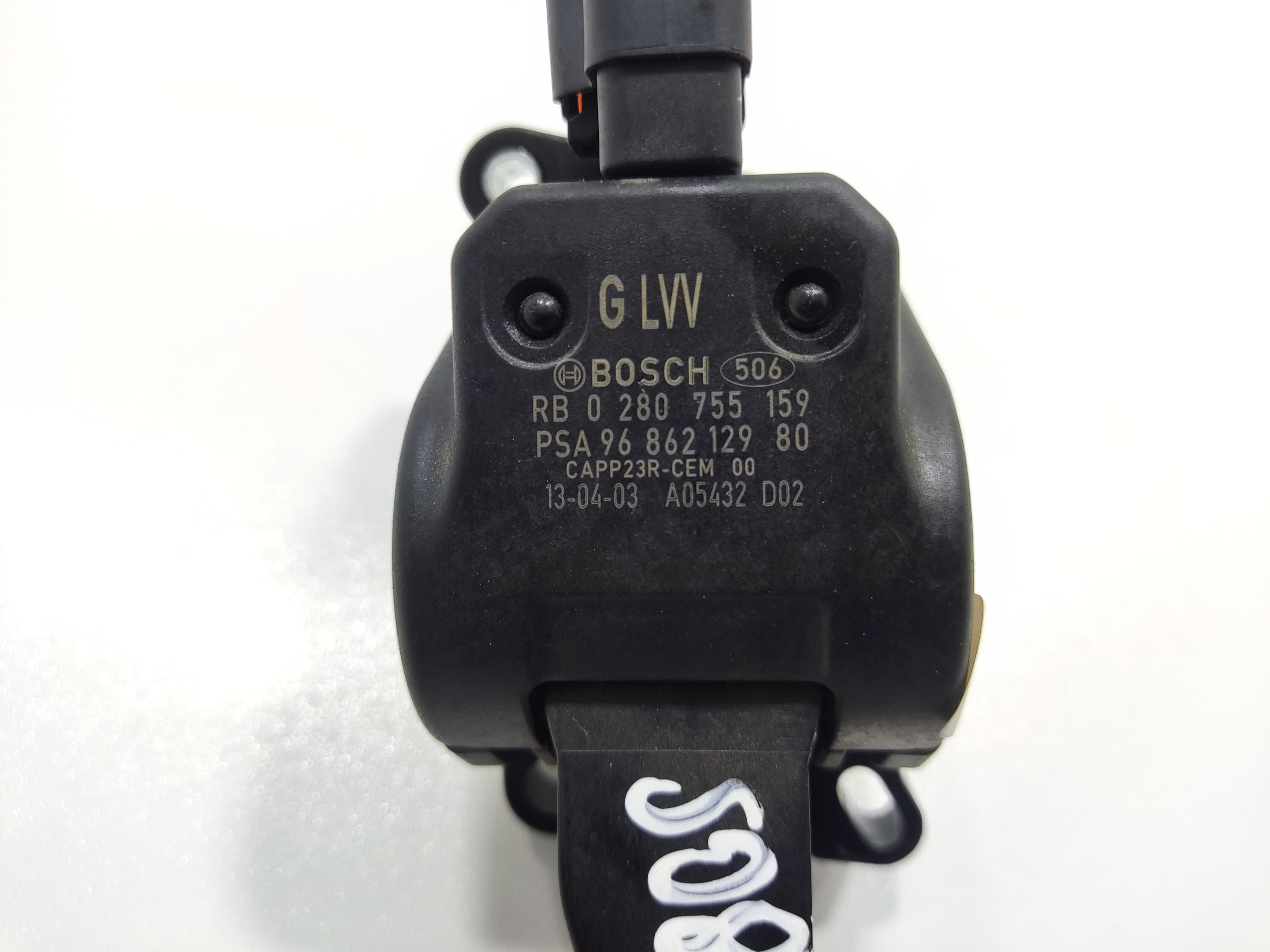 PLYNOVY PEDAL PEUGEOT 508 I RXH HYBRID 9686212980 2010-2014
