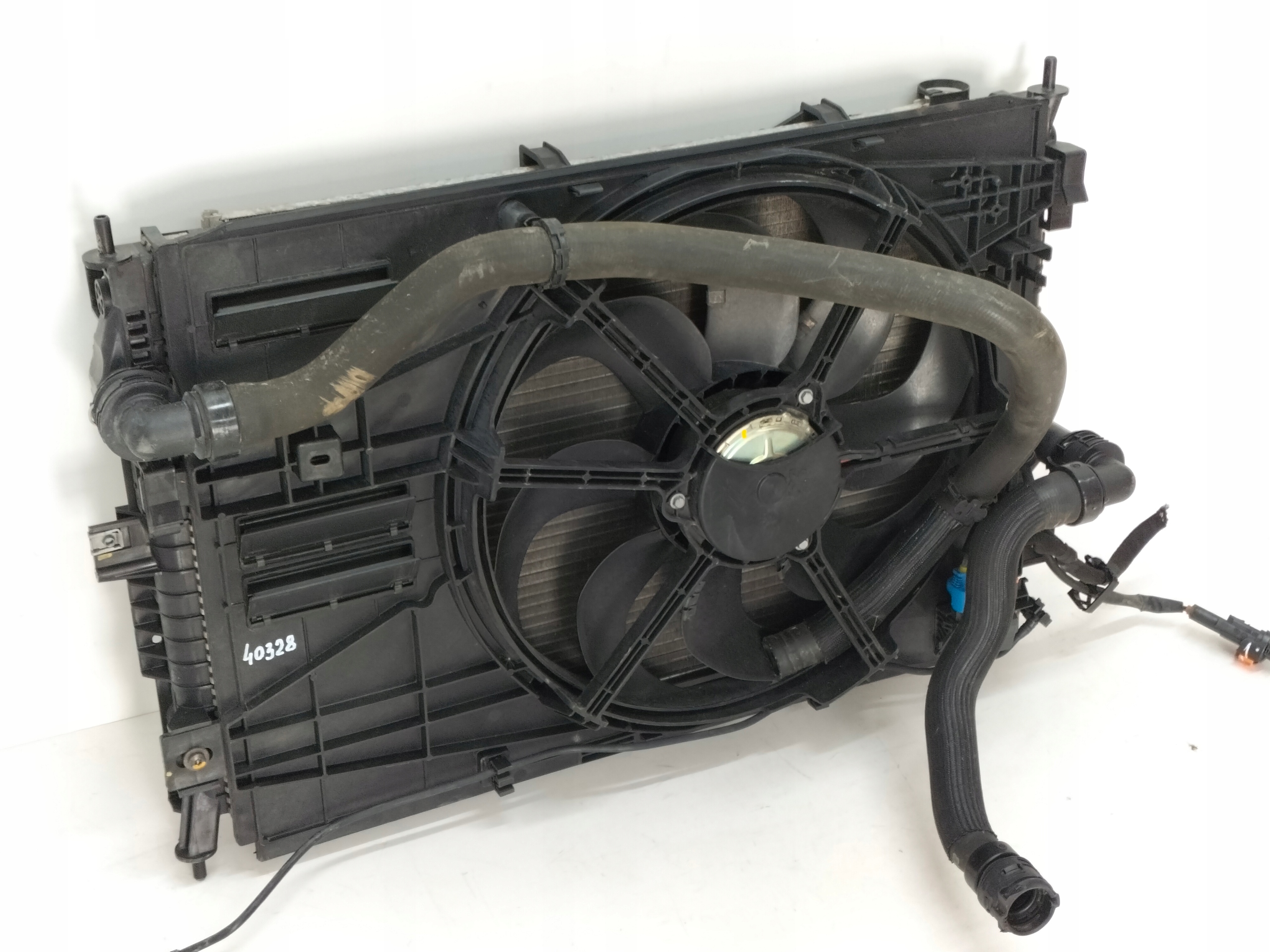 CHLADICE VODY KLIMATIZACIE + VENTILATOR OPEL GRANDLAND X 17- 1.2B 1.6B 1.6CDTI