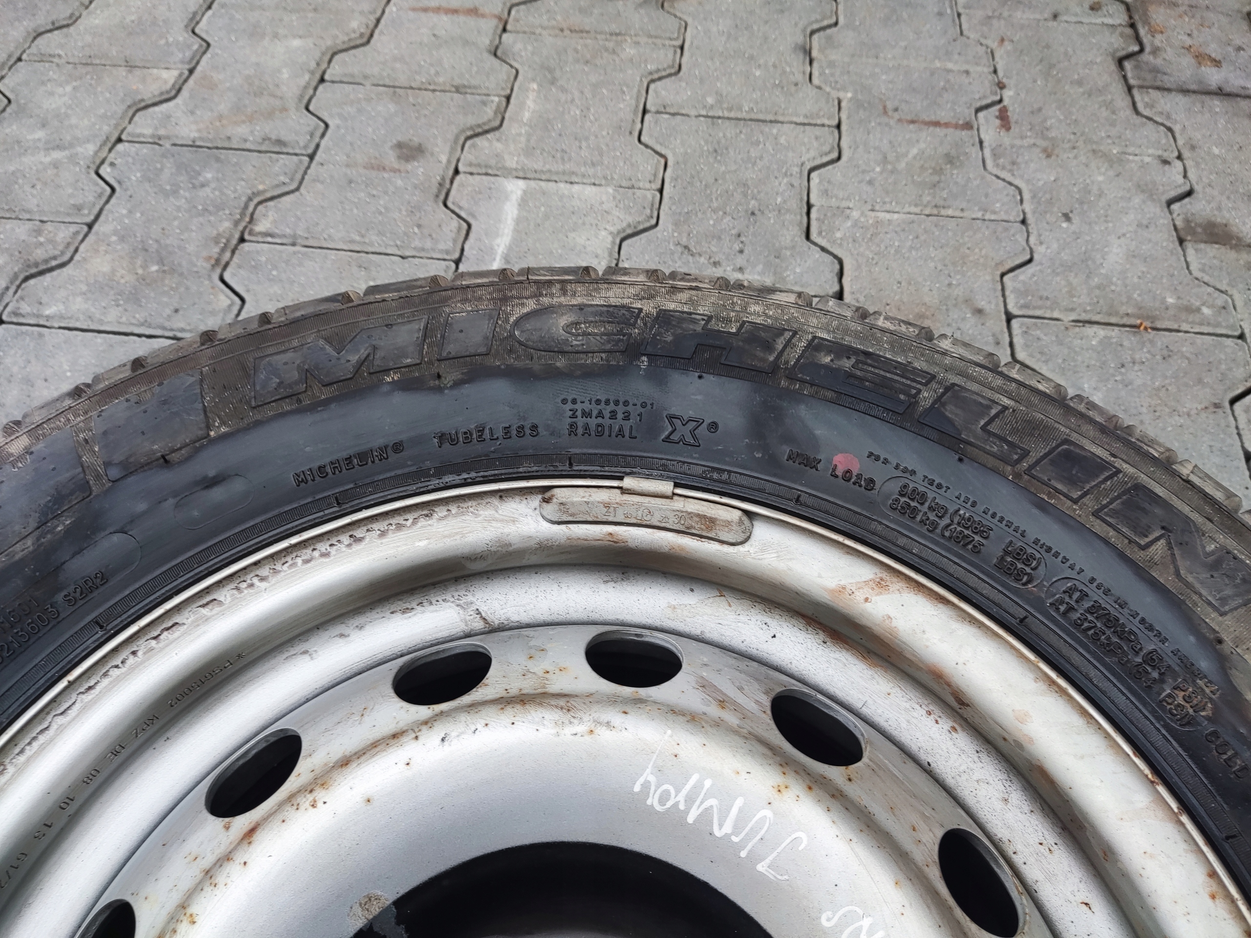 REZERVA DOJAZDOVKA 15 5X108 JUMPY EXPERT SCUDO II 215/65R15C 2007-2013