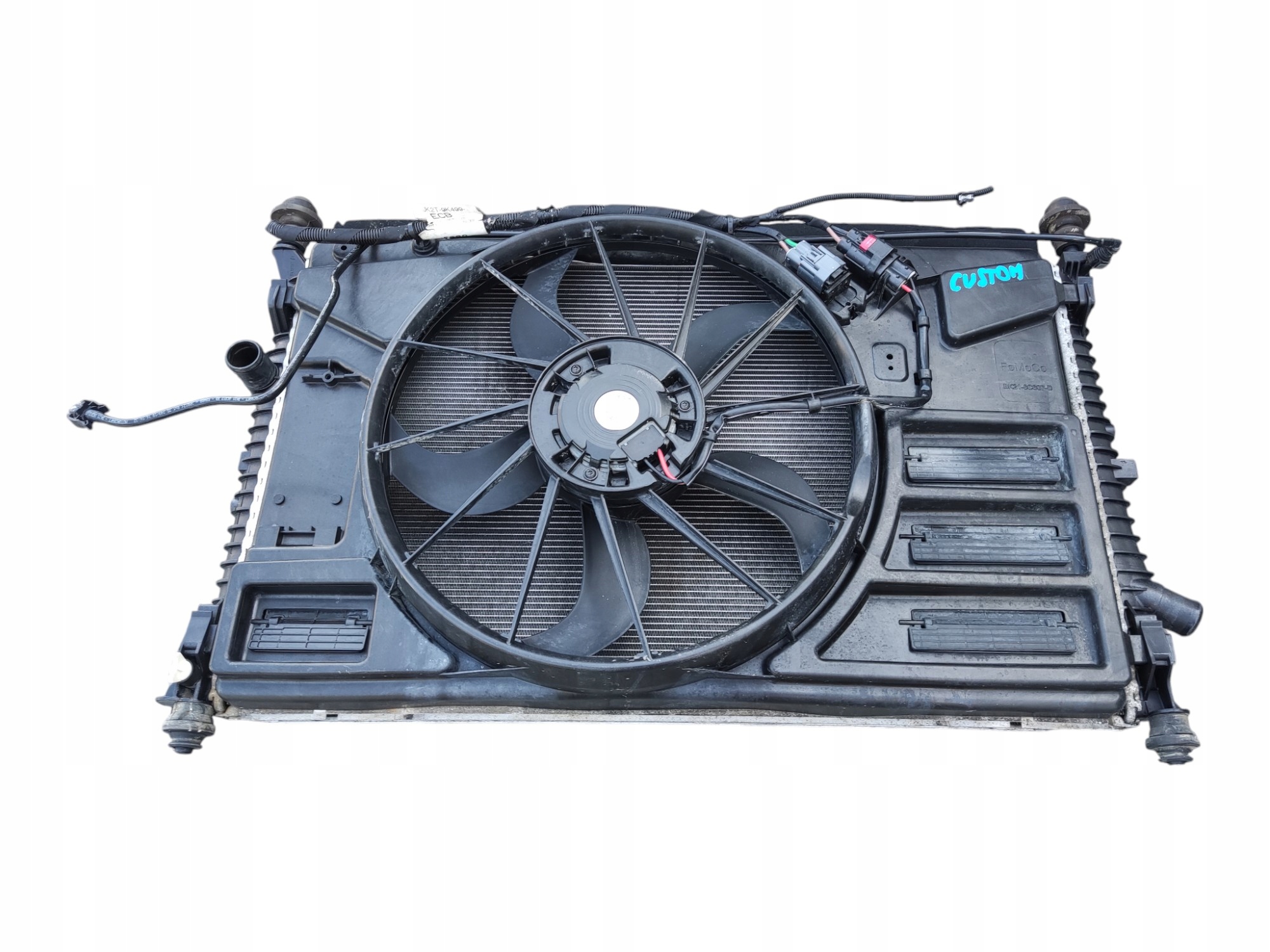 CHLADICE VENTILATOR FORD TRANSIT CUSTOM MK1 2.0 TDCI 2017-2023 LIFT