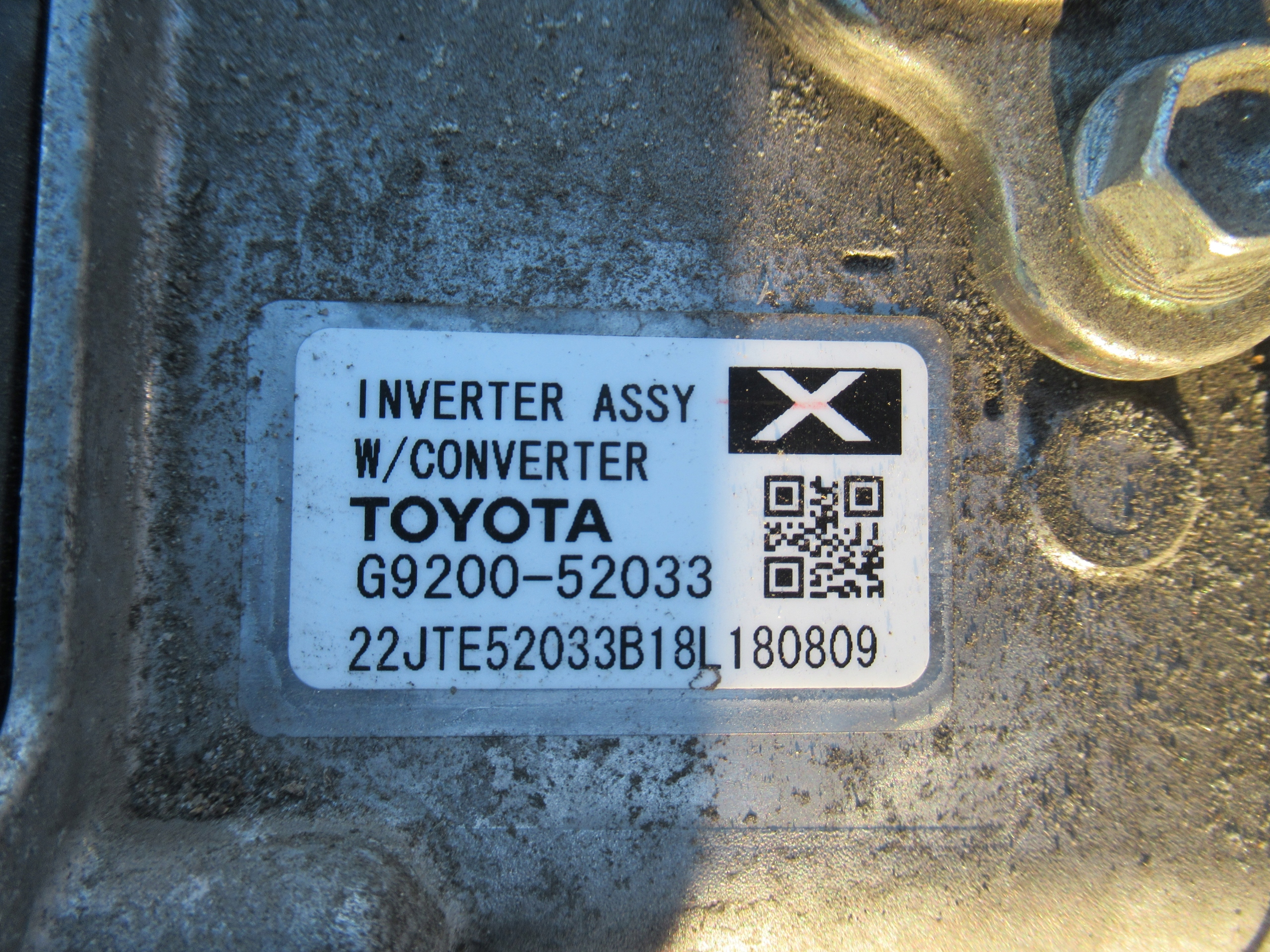 INVERTER TOYOTA YARIS III G9200-52033