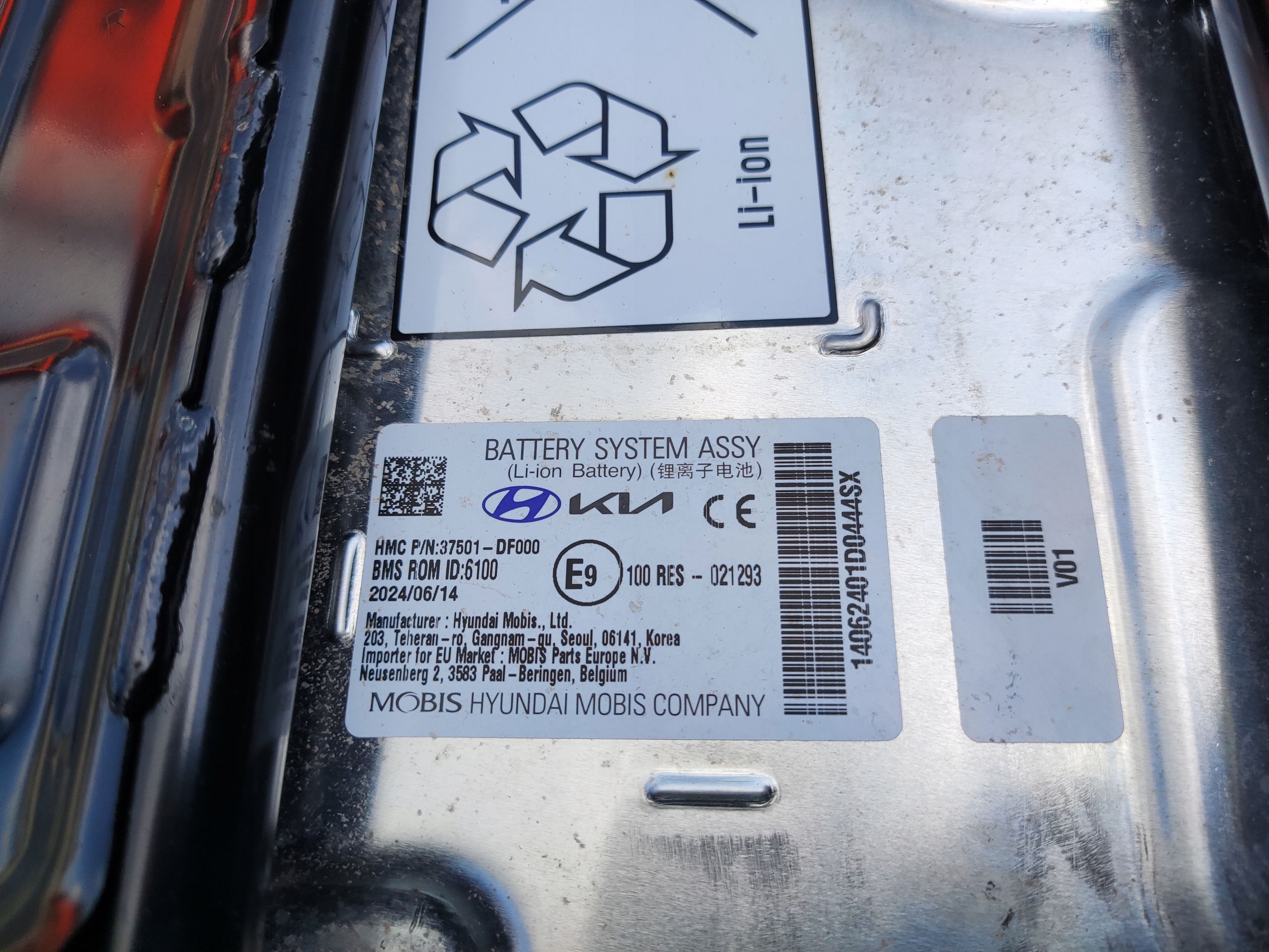 BATERIA AKUMULATOR HYBRID HYUNDAI KONA II 37501-DF000 2023-2025