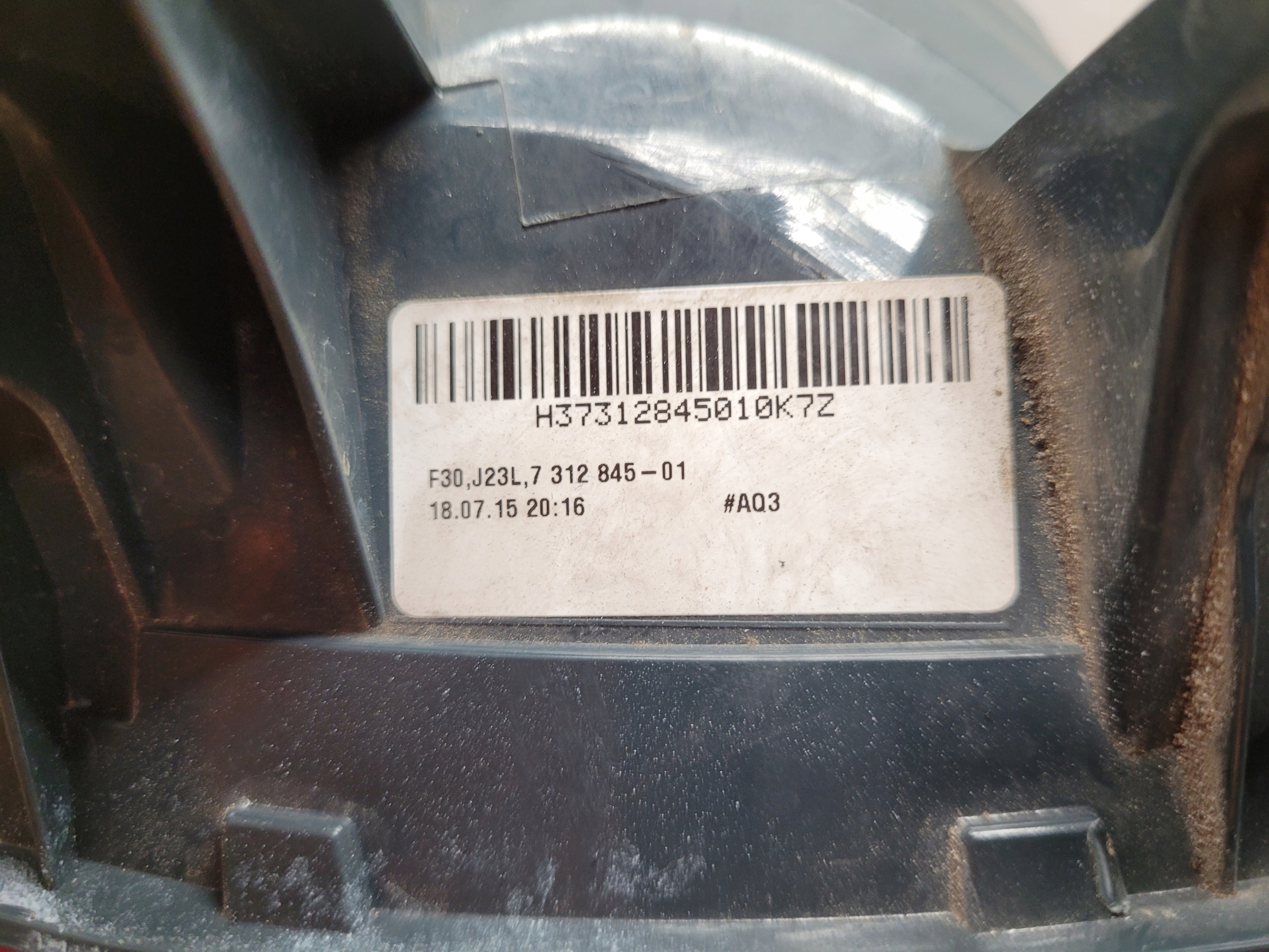 BMW 3 F30 7312845 LAVE ZADNE SVETLO